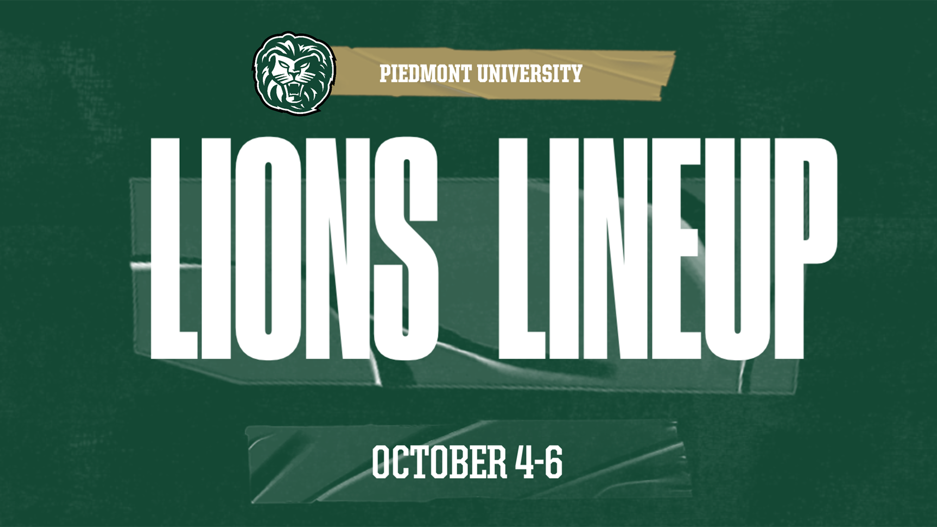 Lions Lineup Header 10-4-6