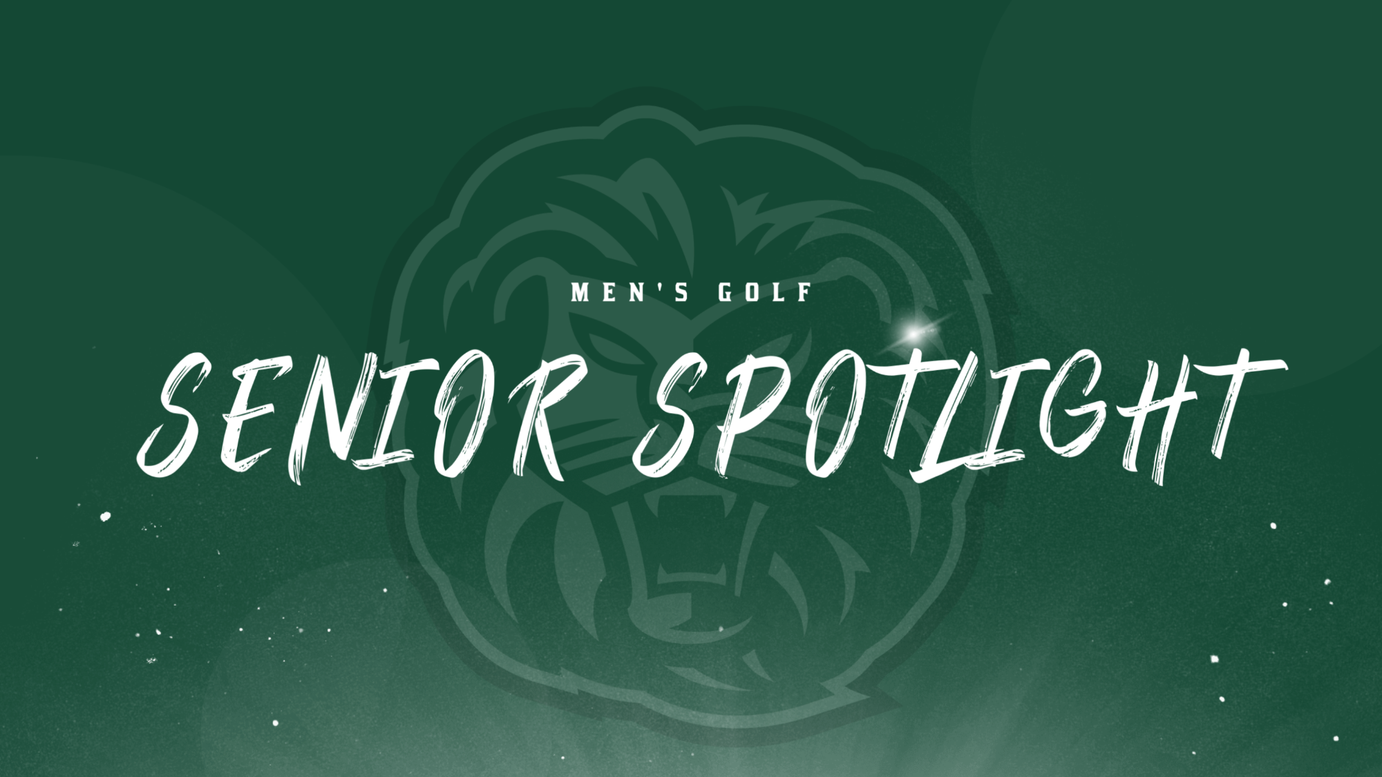Men's golf senior spotlight