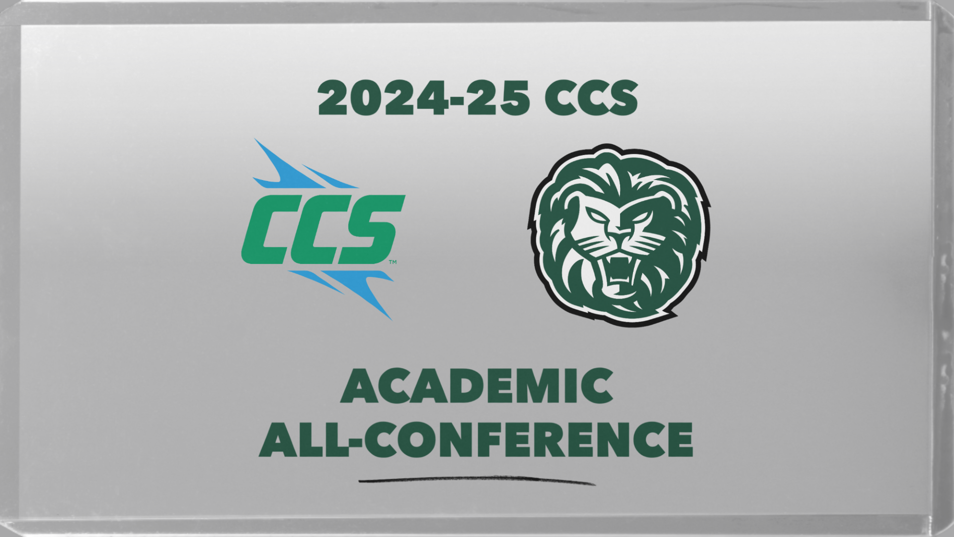 2024-2025 CCS All-Academic Team 