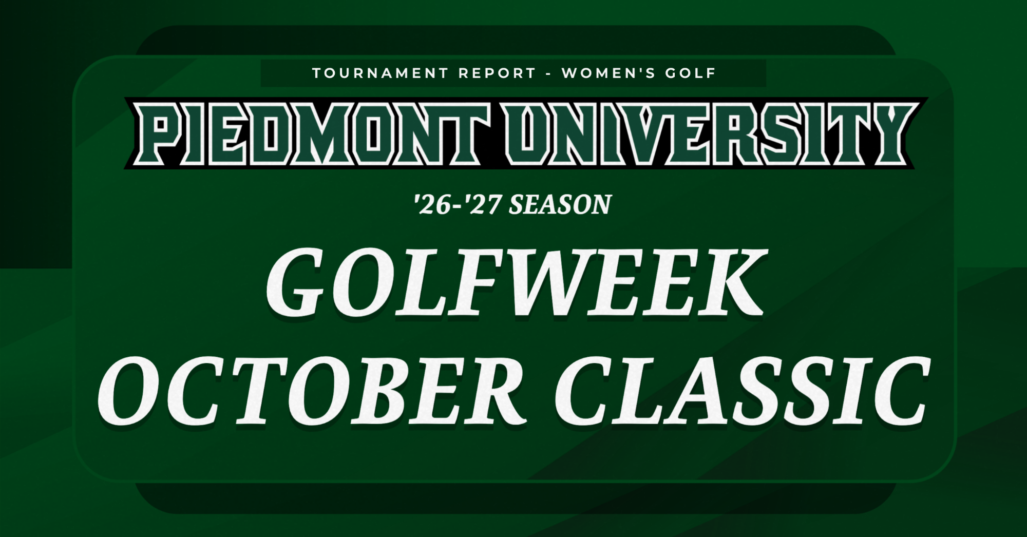 2026-27 WGOLF GolfWeek October Classic