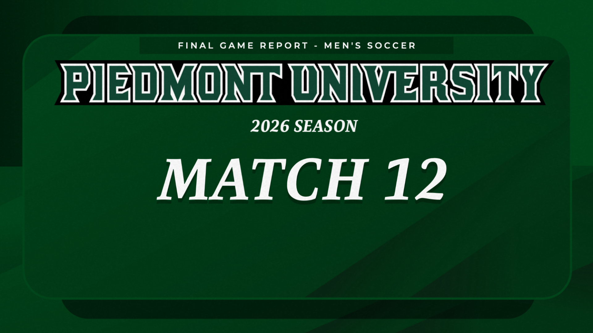 Men's Soccer 