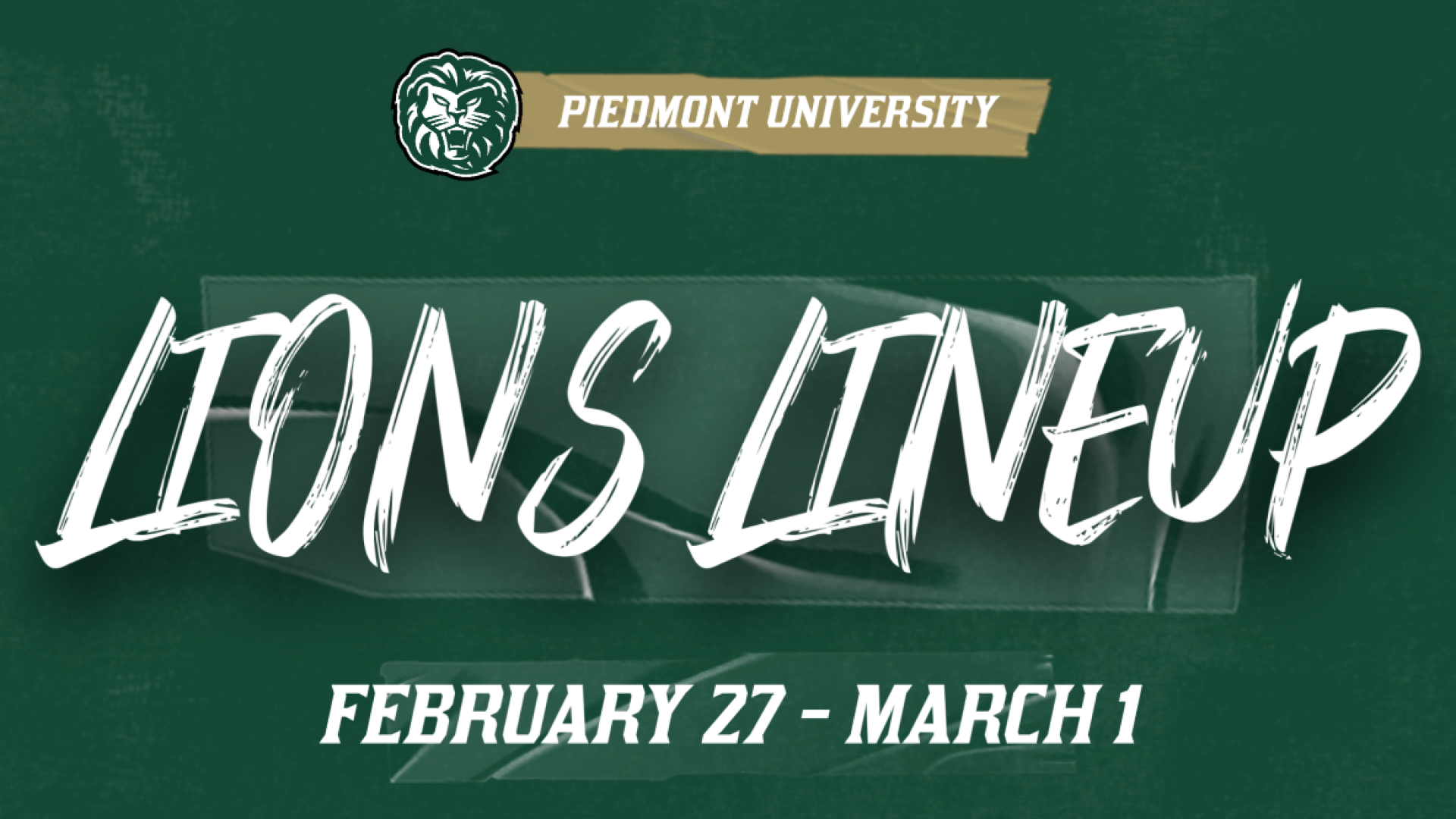 Lions Lineup Homepage