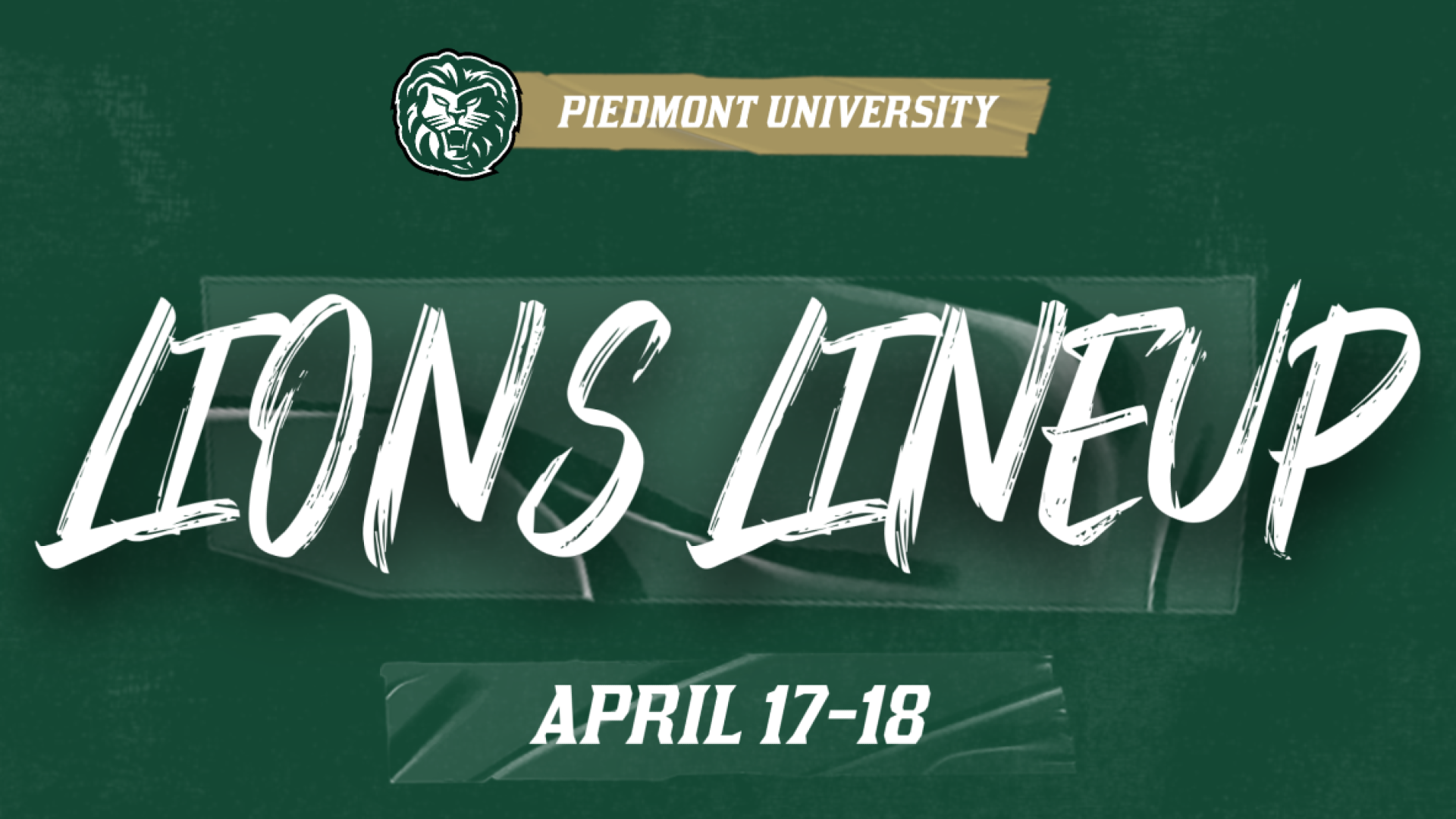 Lions Lineup - Homepage 04.16