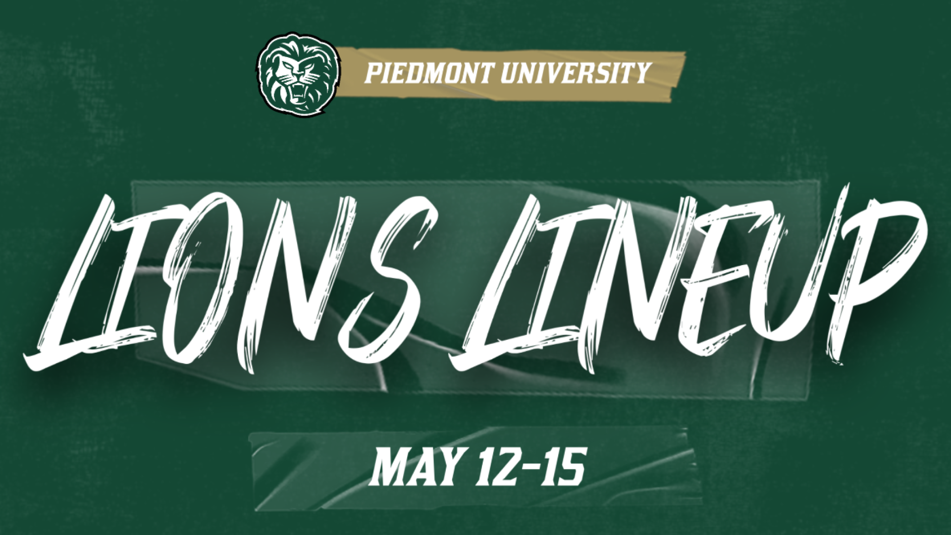 Lions Lineup May 12-15 Homepage