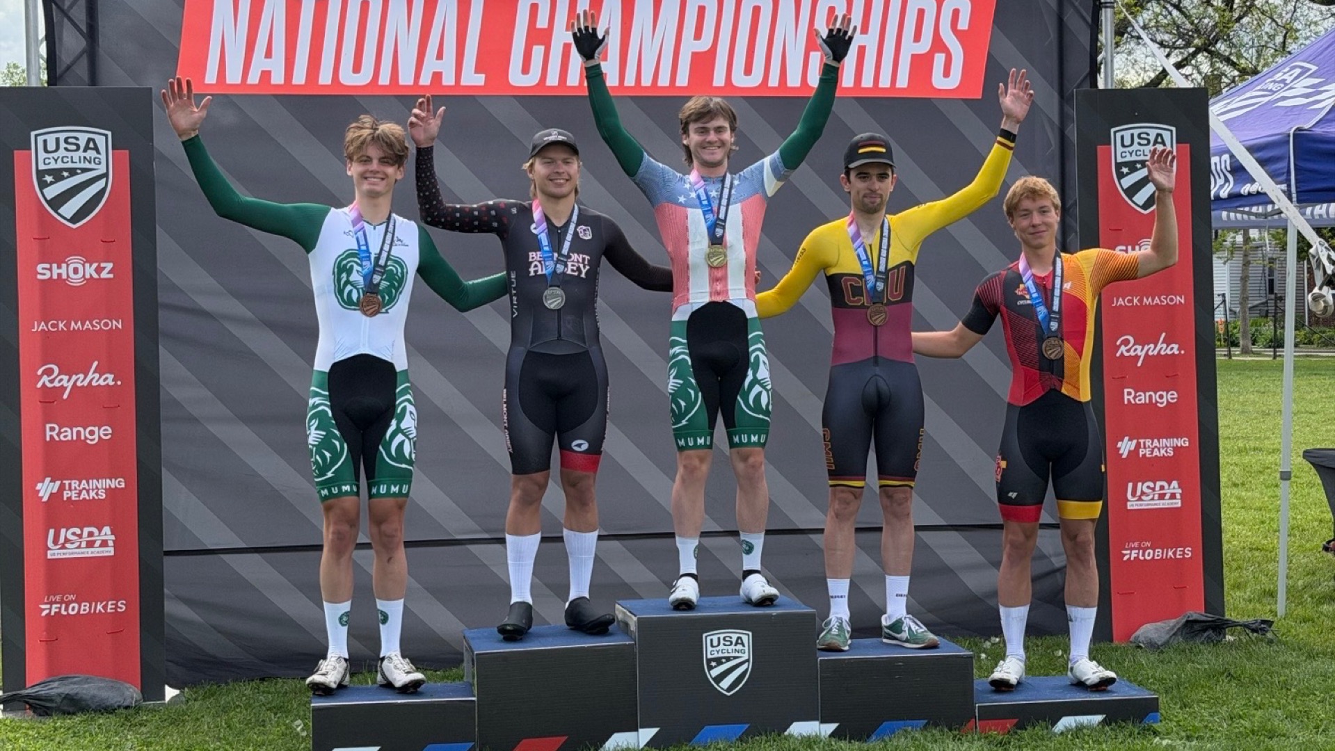 Men's Cycling Podium