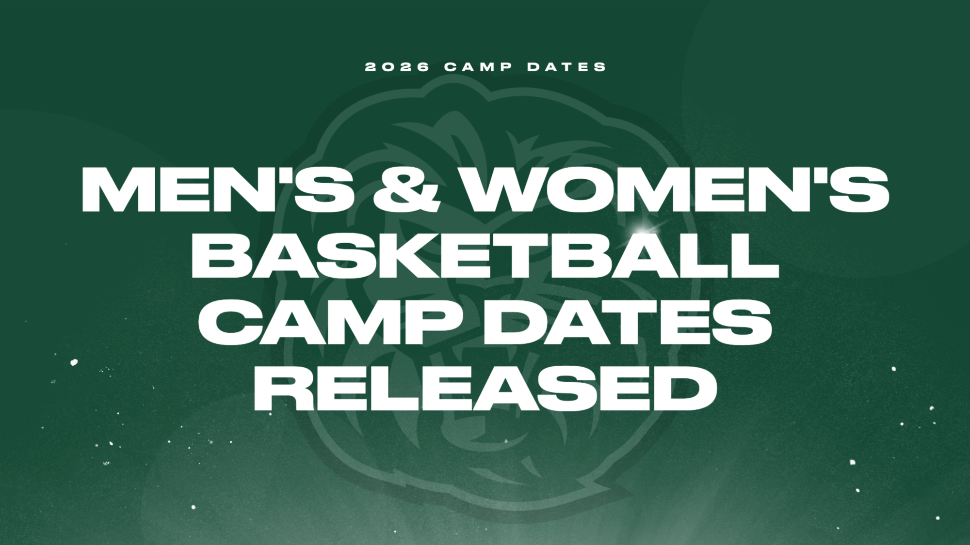 Men's and Women's Basketball Camp Release Dates 2026