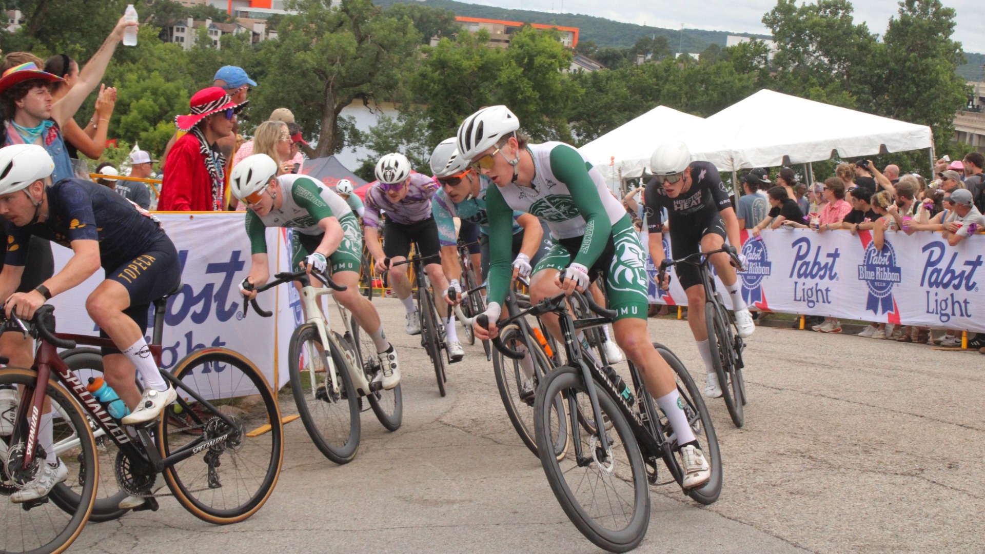 Cycling at Tulsa Tough