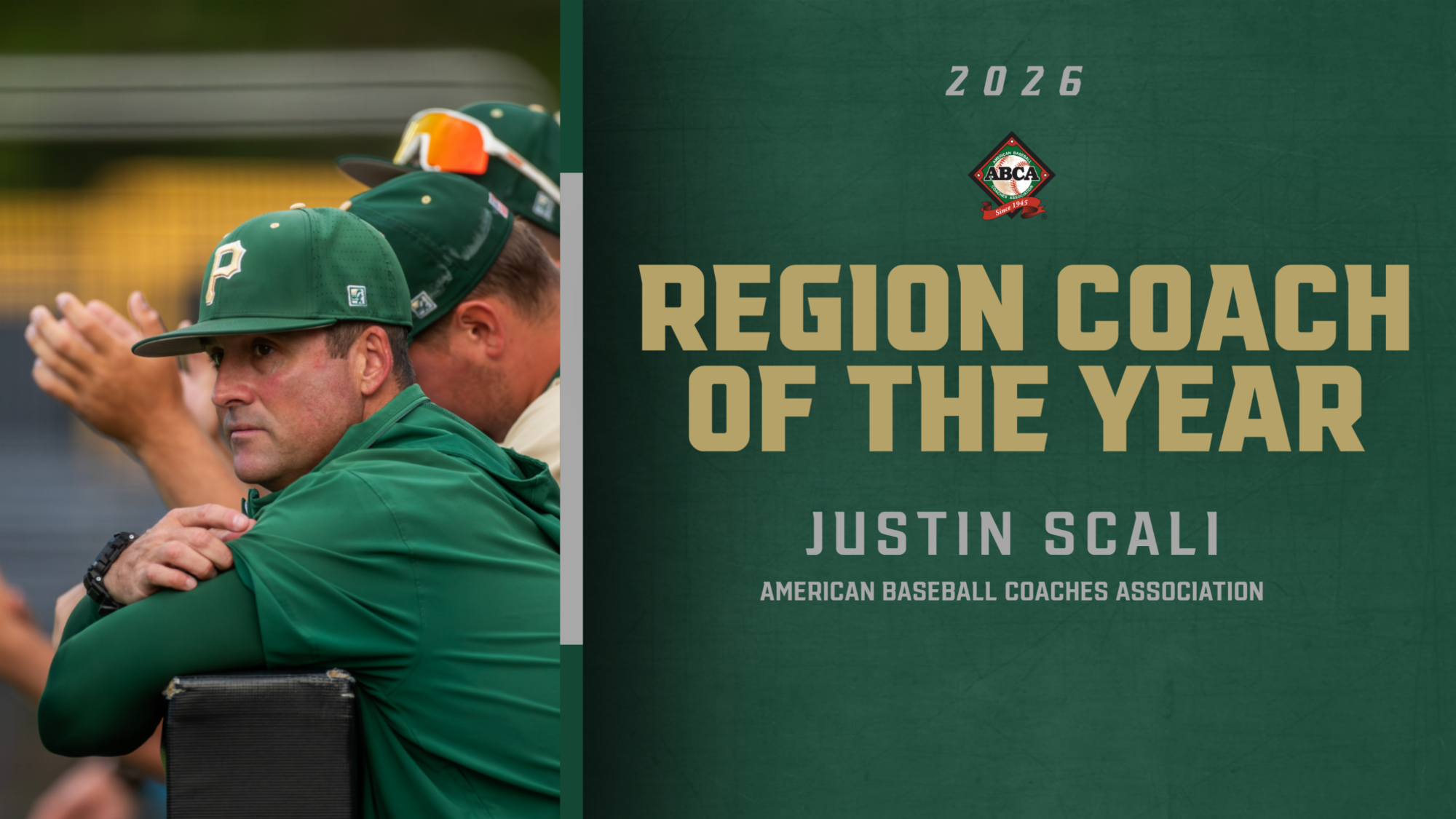 Justin Scali ABCA Region Coach of the Year