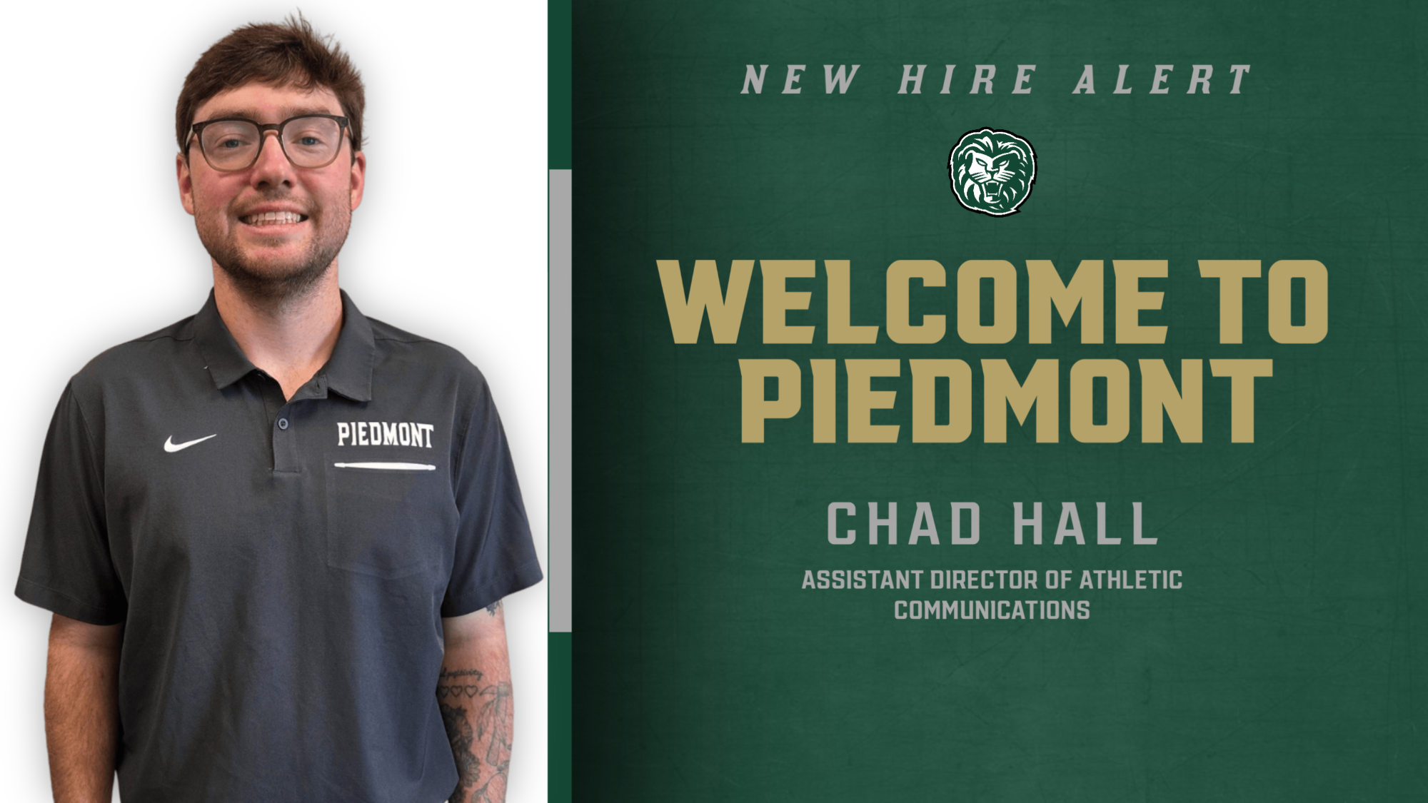New Hire Graphic Chad Hall