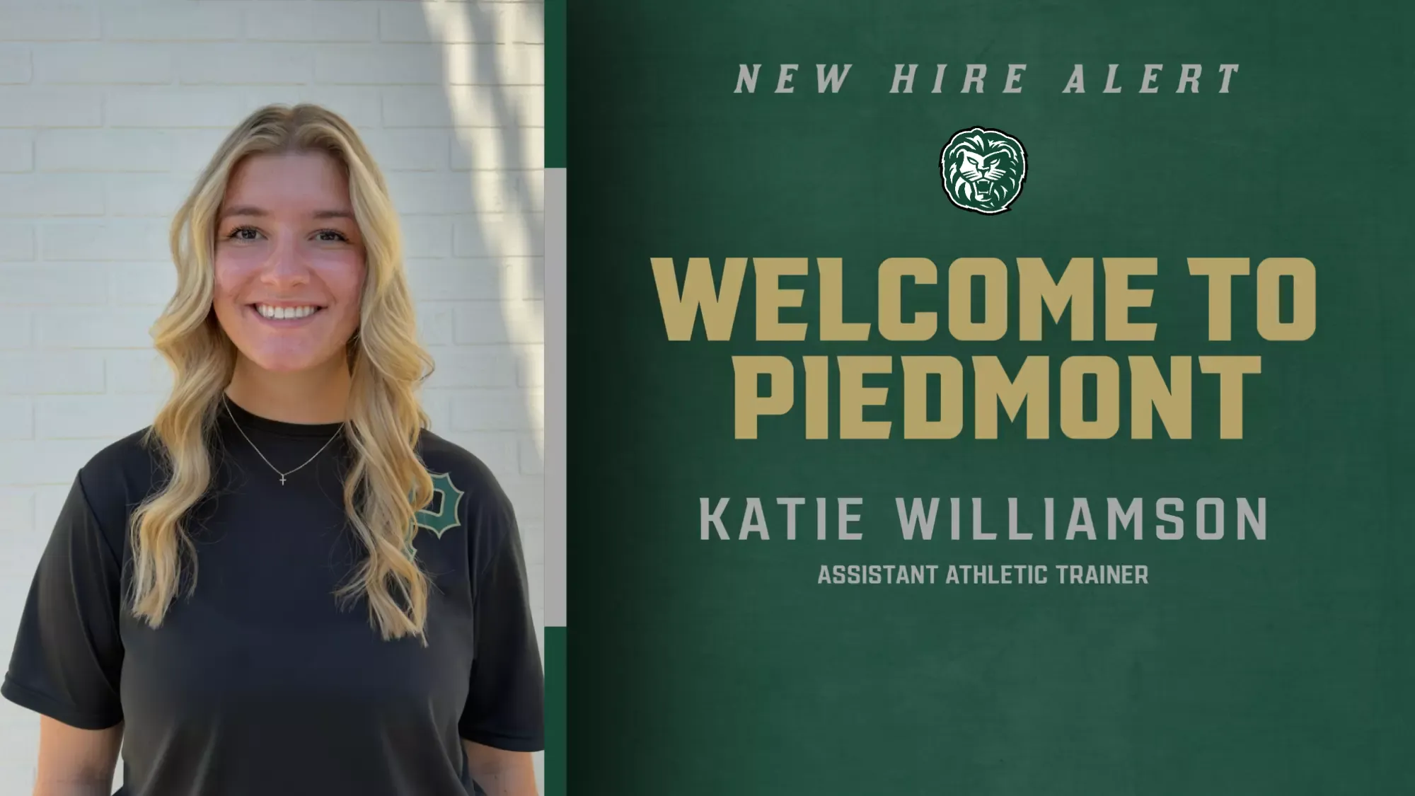 Katie Williamson Assistant Athletic Trainer