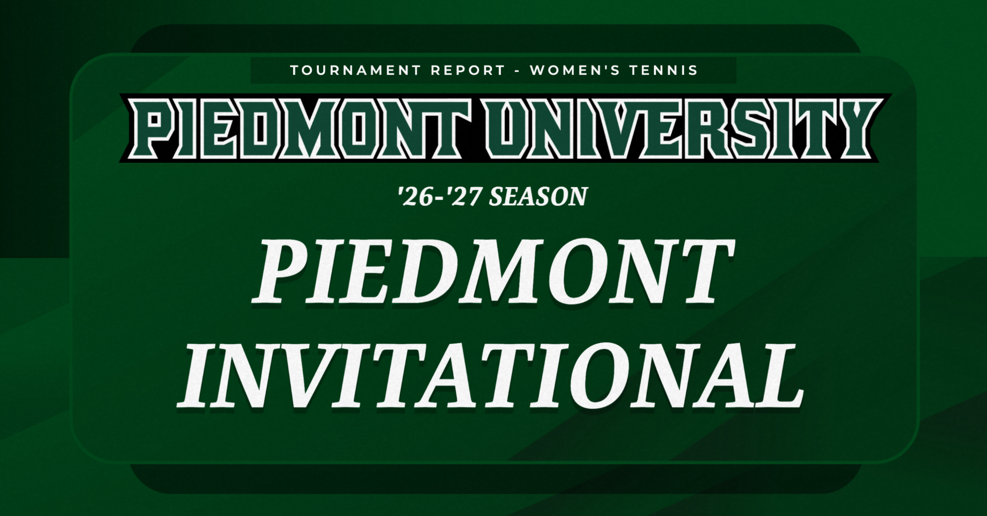 WTEN Piedmont Invitational I 