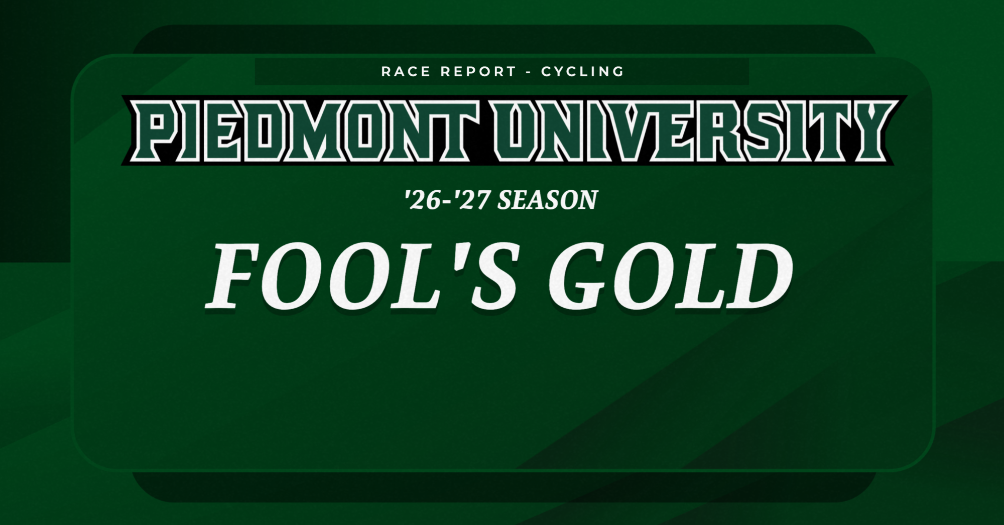 CYCL Fool's Gold Race Report