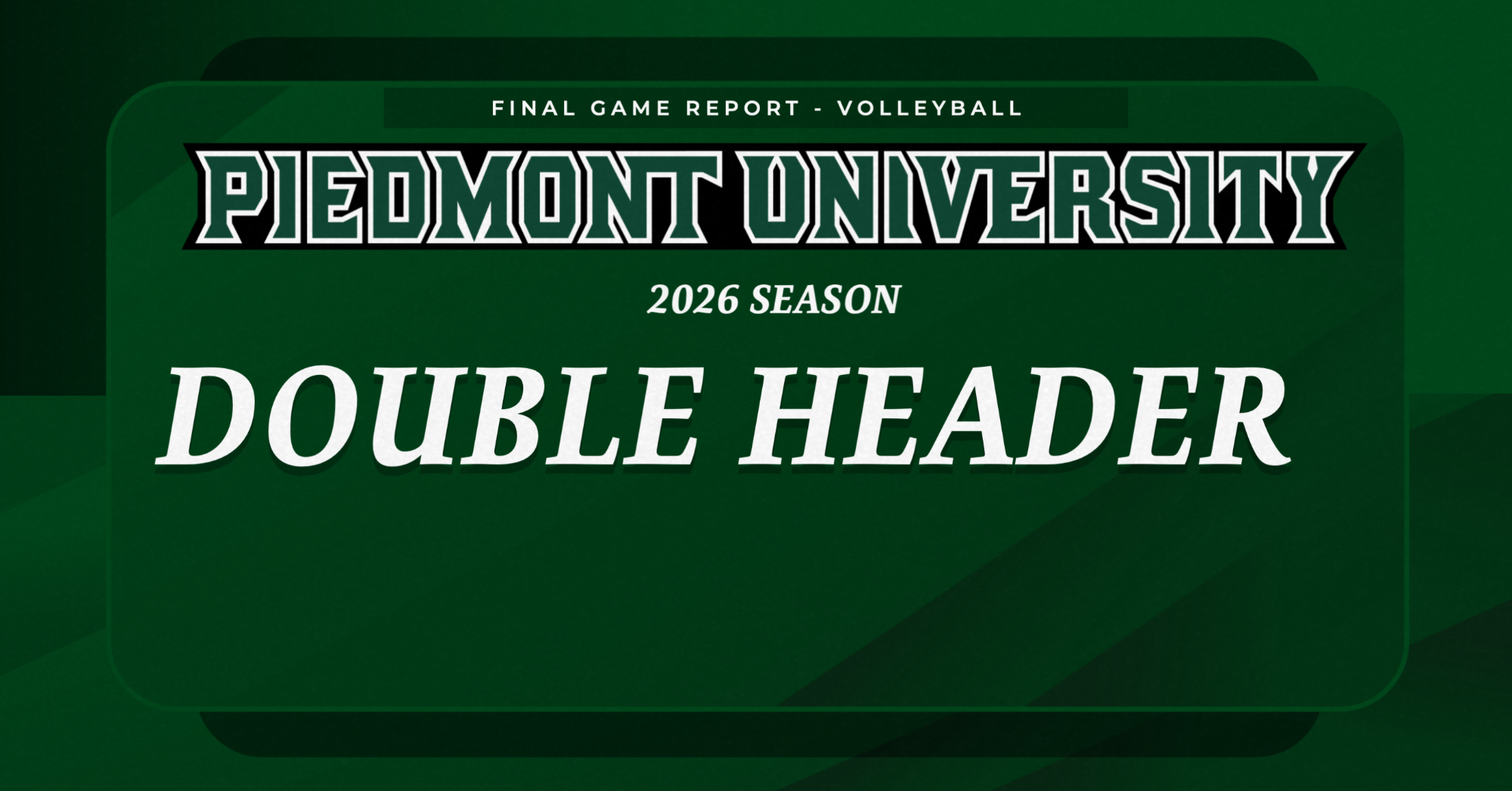 WVB DOUBLE HEADER