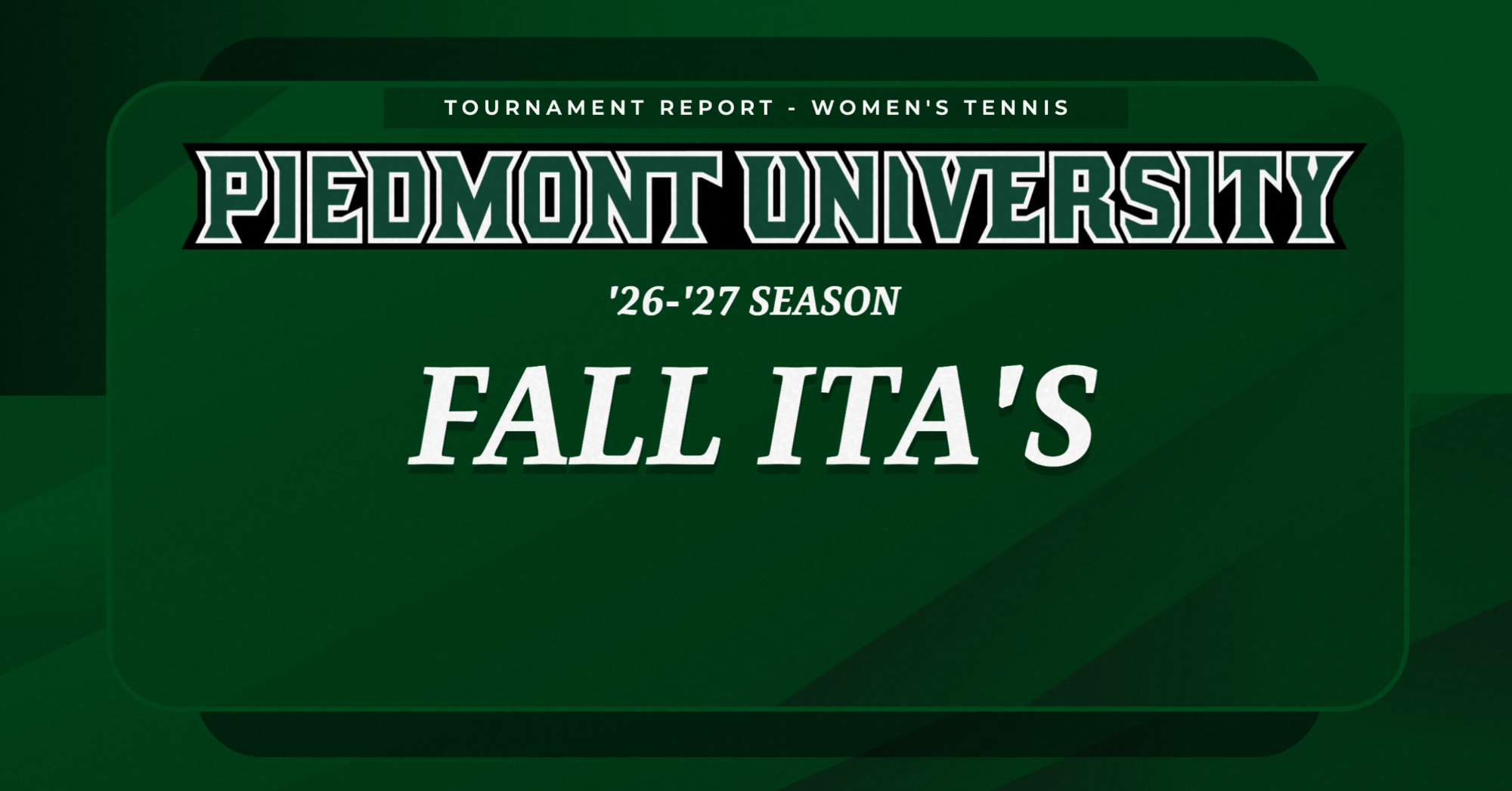 WTEN Fall ITA's