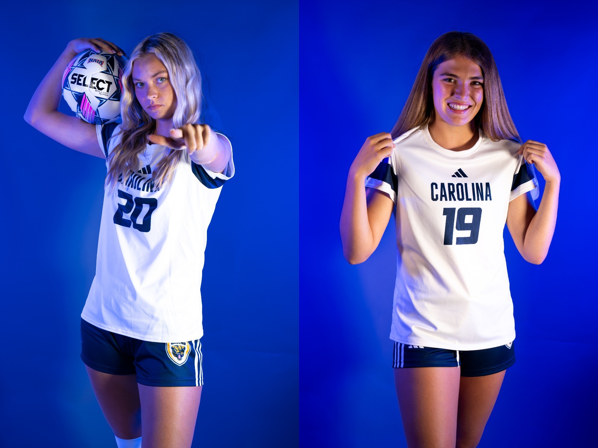 Kaylee Davidson and McKenna Voncannon during media day