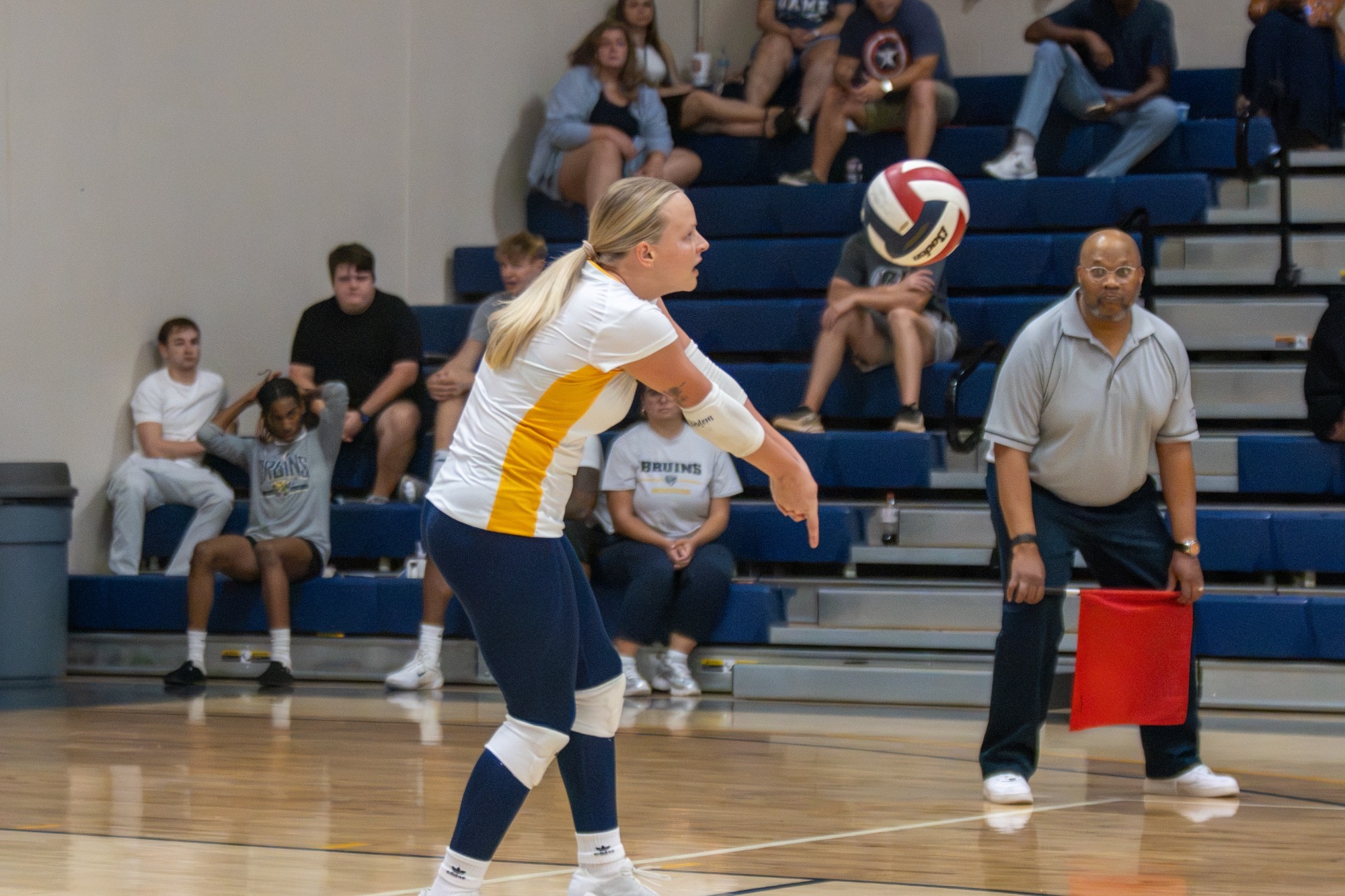 Charlee setting up a play