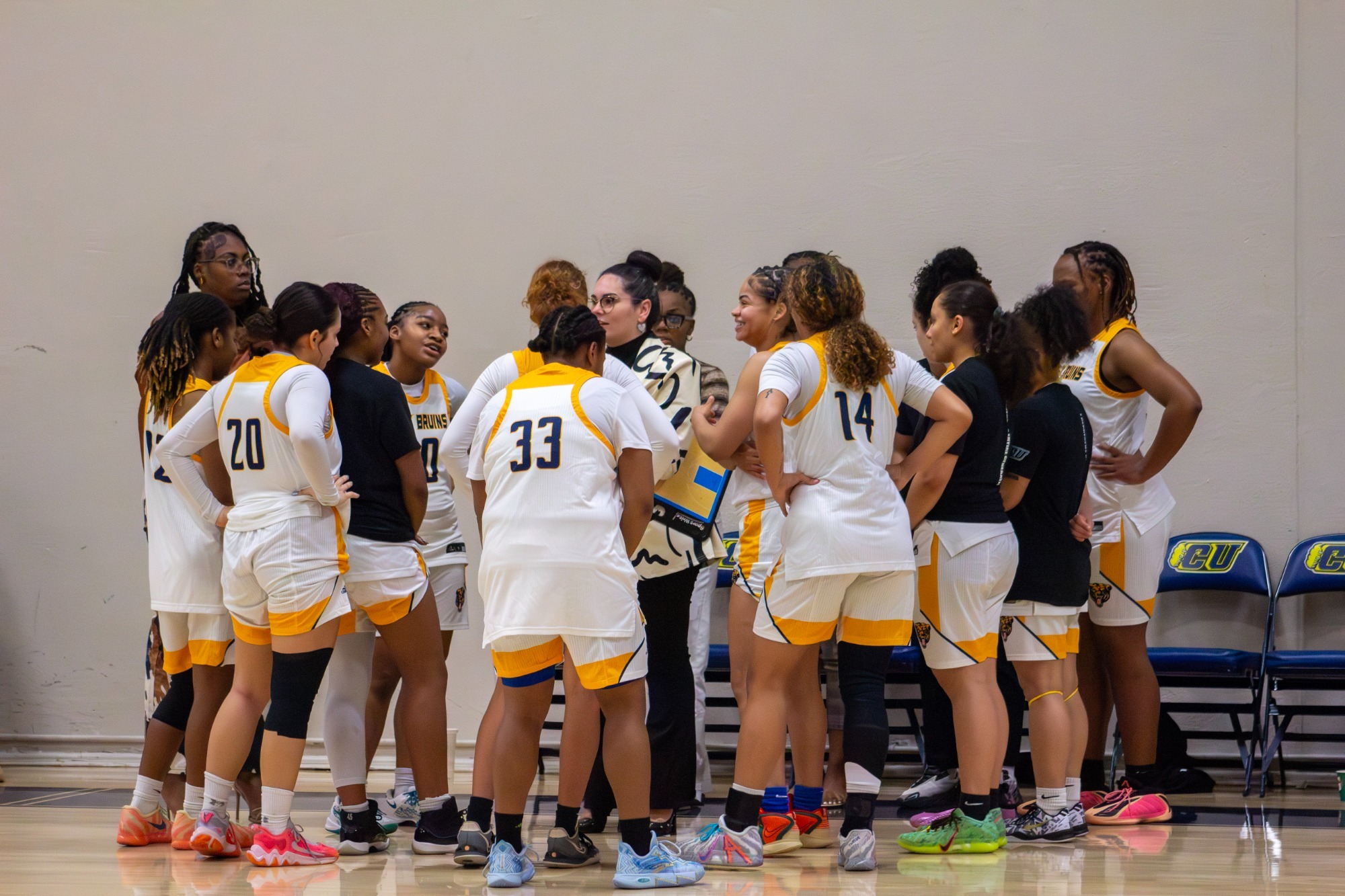WBB during a timeout