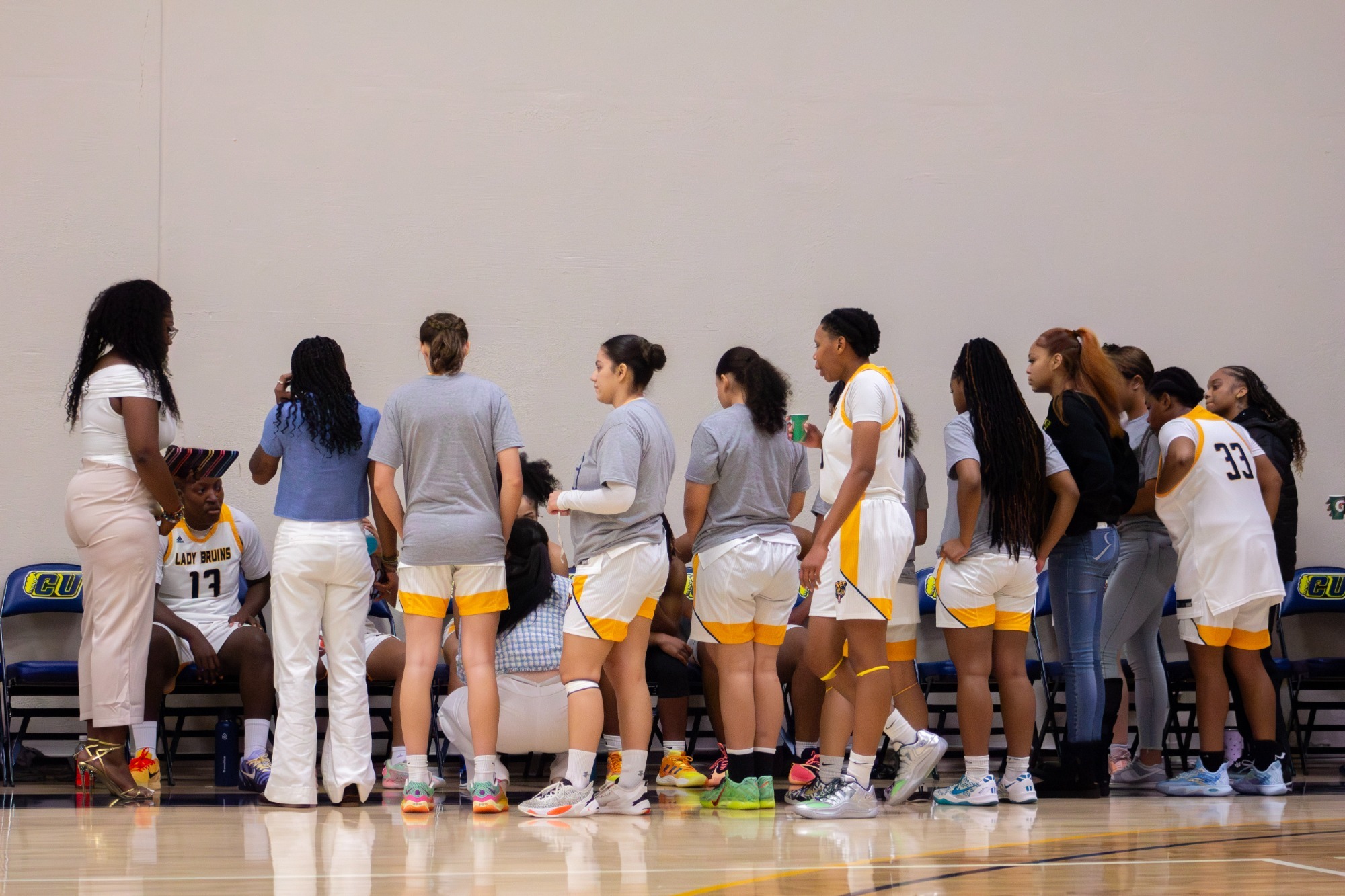 WBB during a timeout