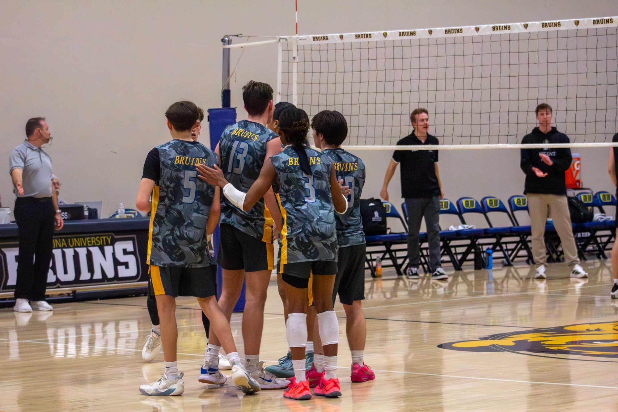 MVB celebrating after point