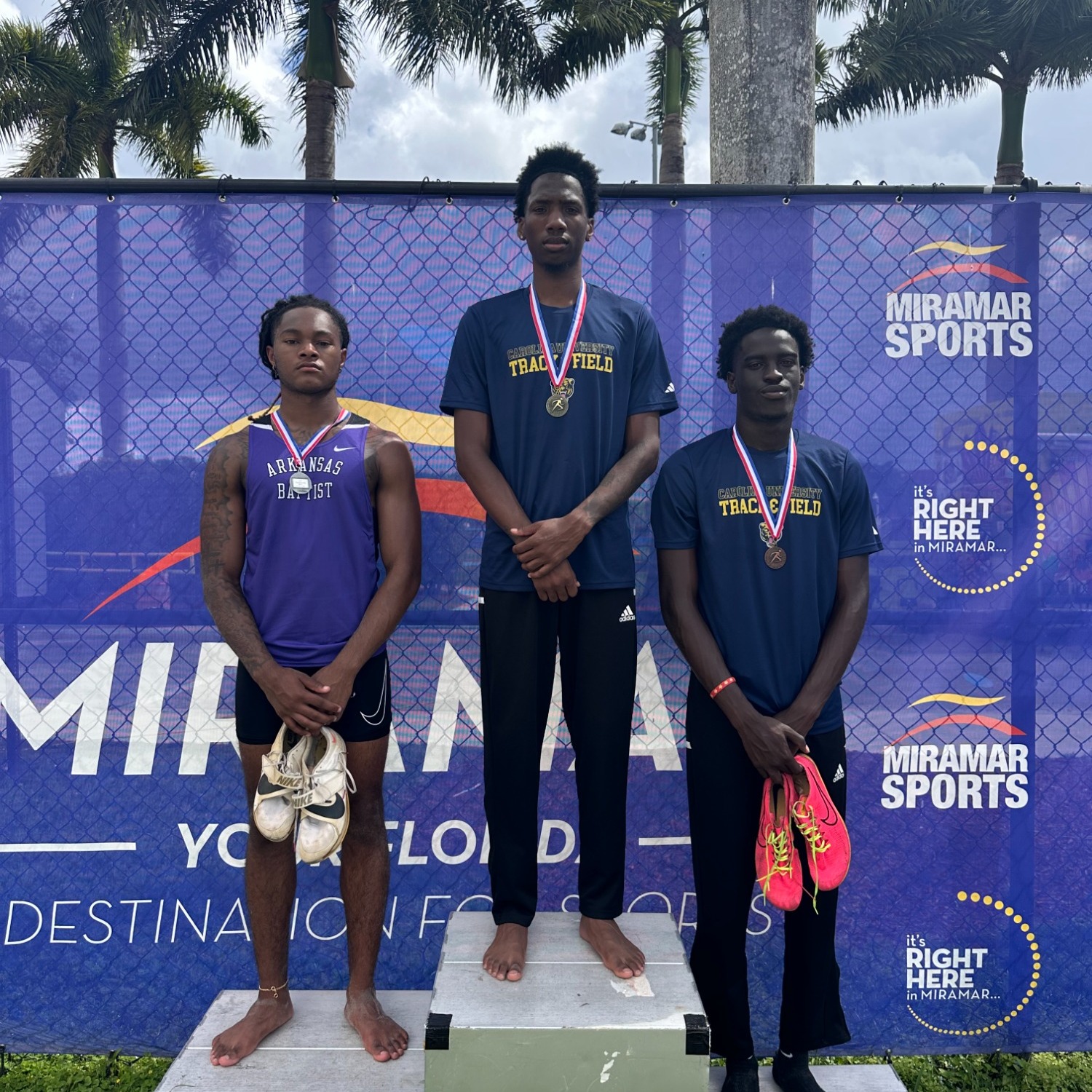Podium winners