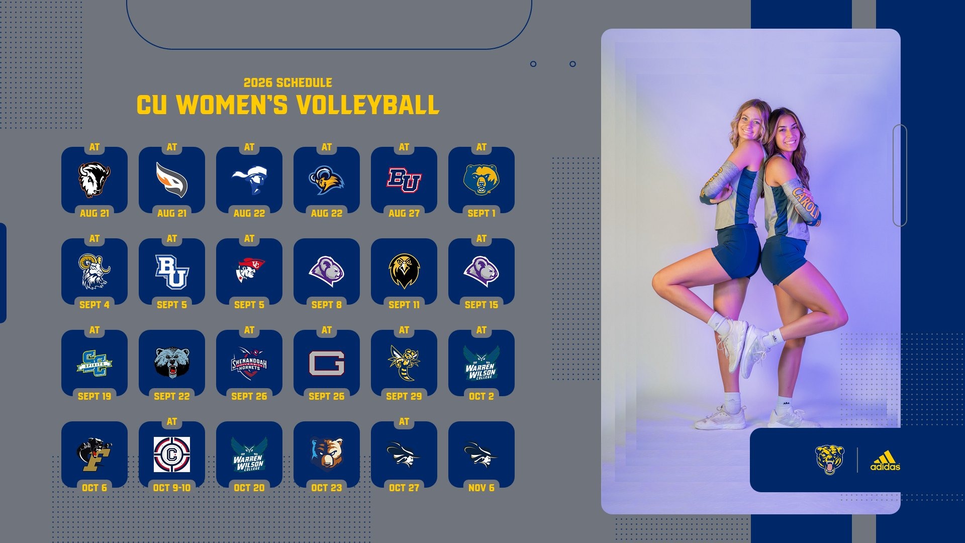 26 Women's Volleyball Schedule