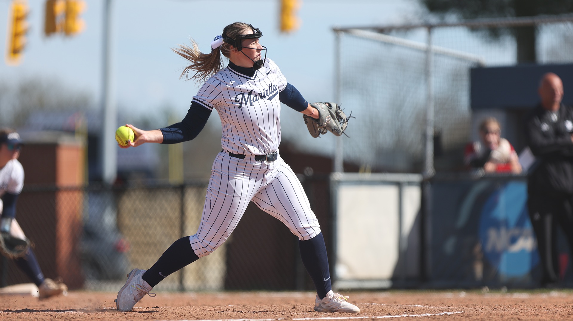 Softball closes the BSN Sports Classic with a split Marietta College