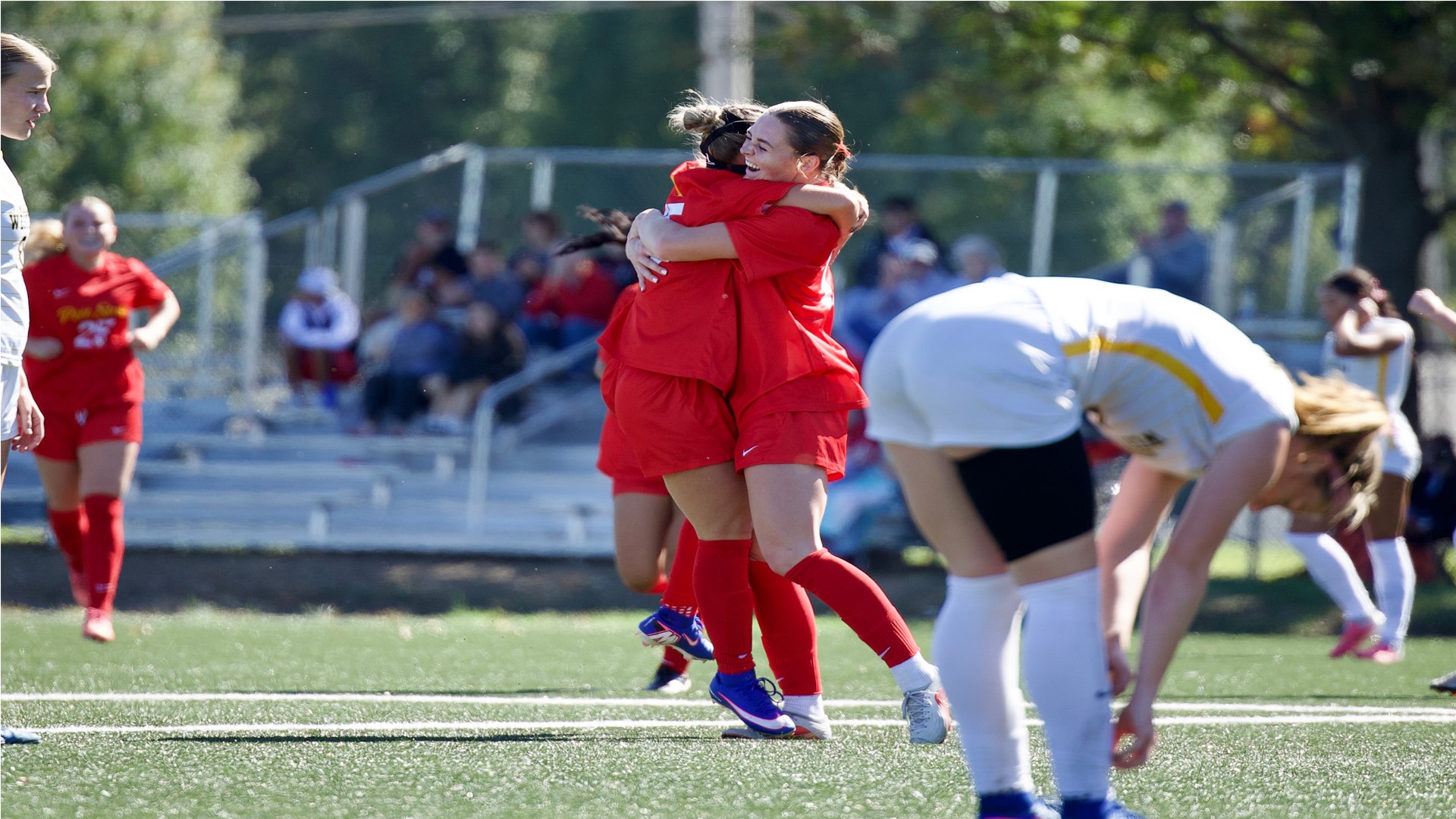 Macy Malik Goal Celebration
