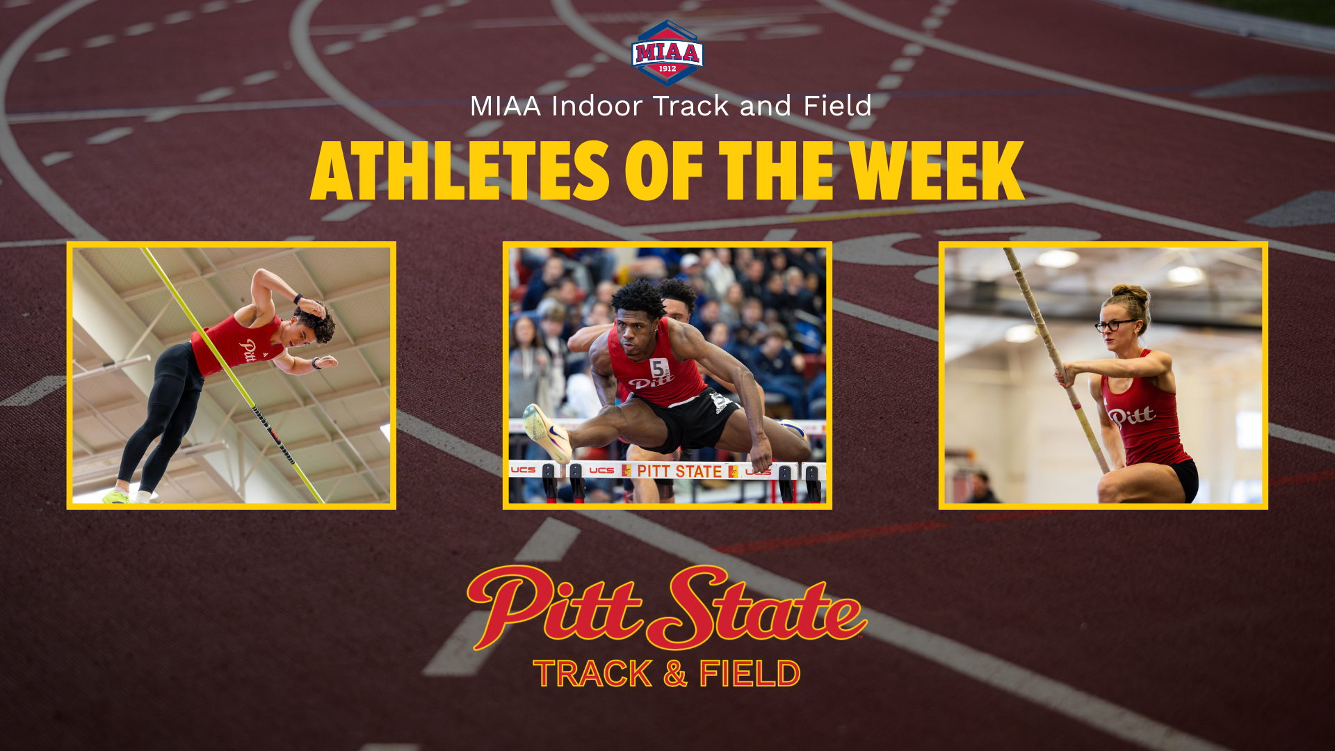 Pitt State Athletes of the Week Track and Field