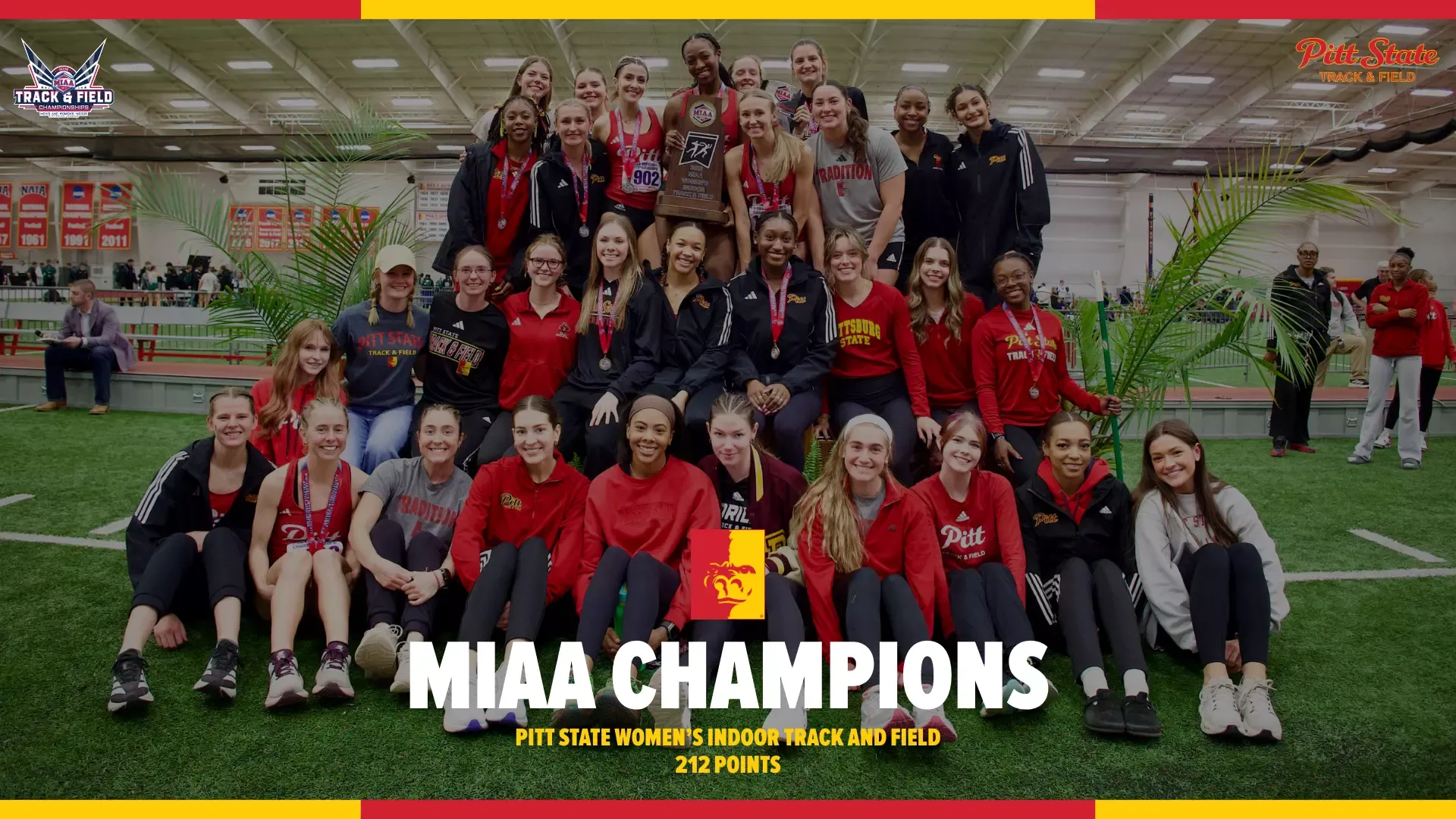 2026 MIAA Indoor Track Champions