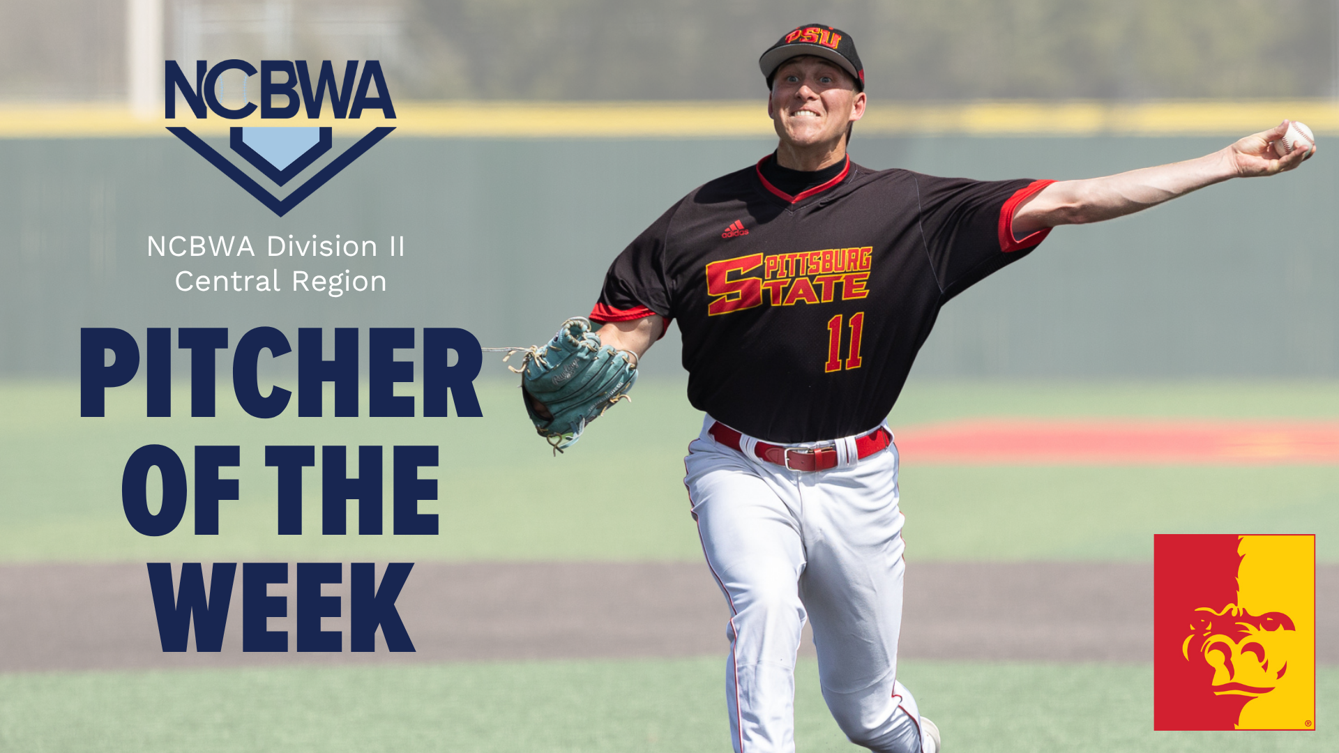 Ty Blecha Central Region Pitcher of the Week Image