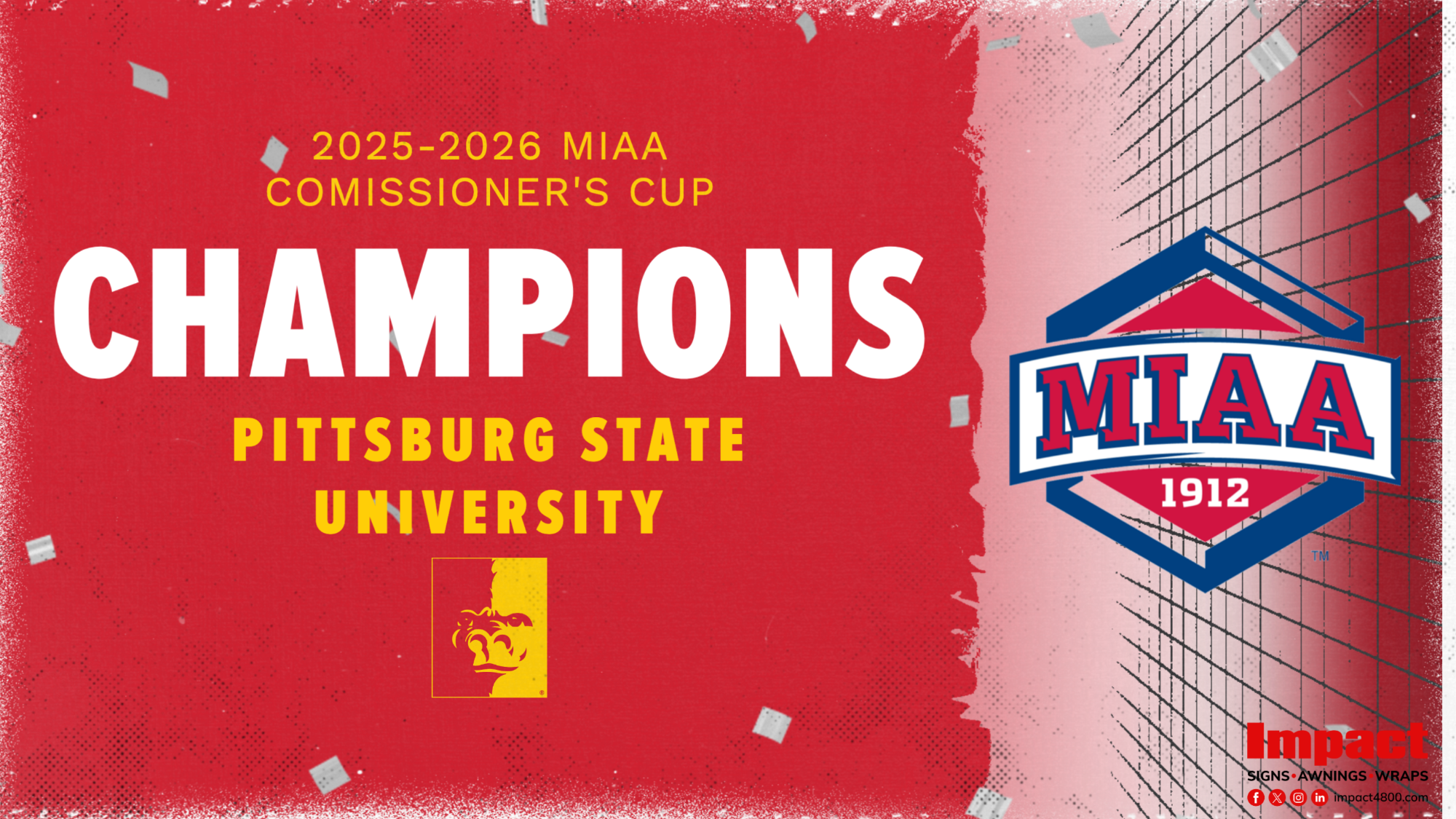 2025-26 MIAA Commissioners Cup Champions