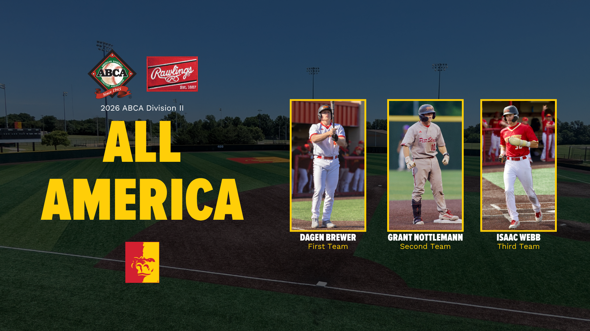 2026 ABCA D2 All-America Team Image