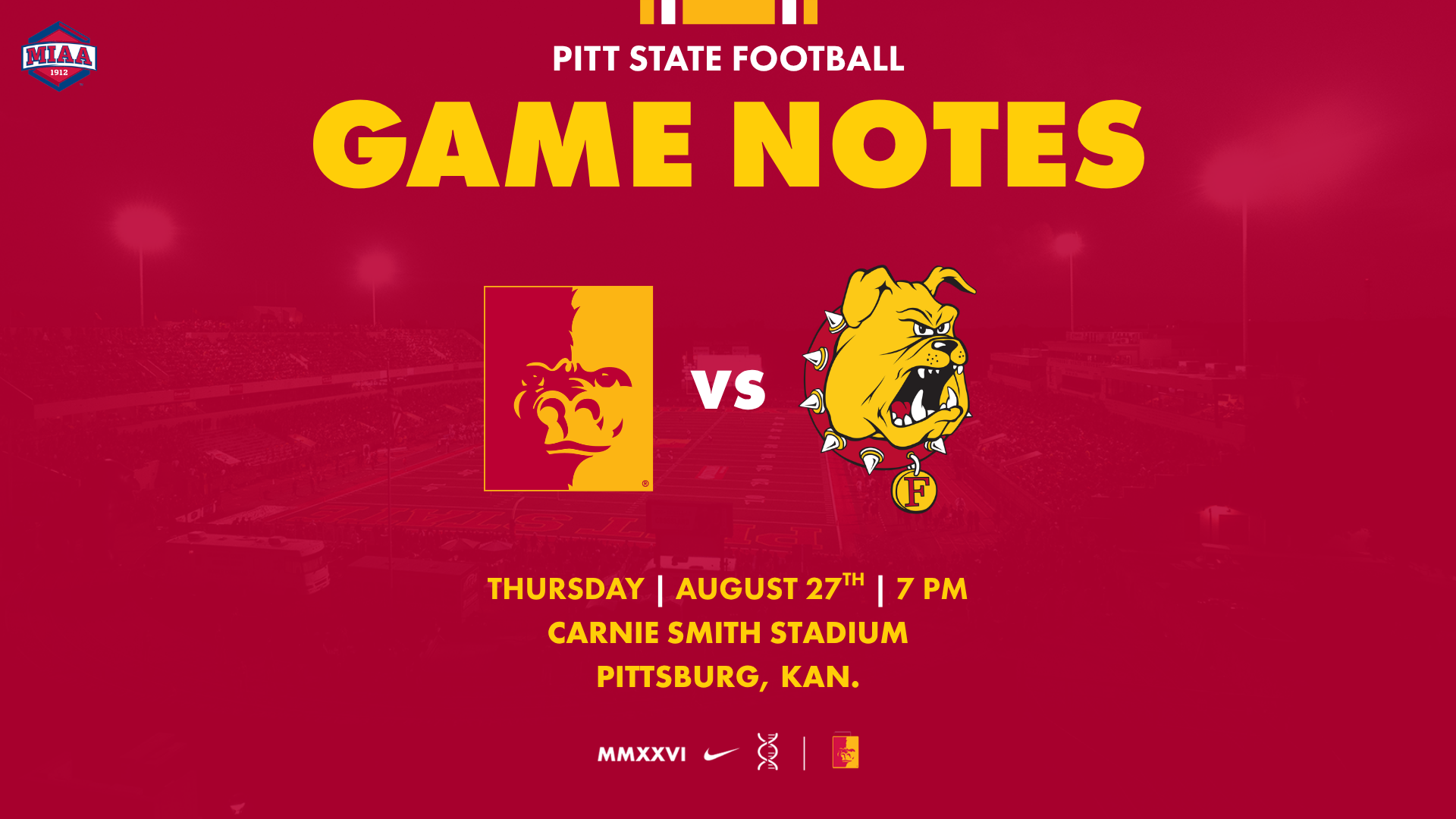 Ferris State Game Notes Preview Image