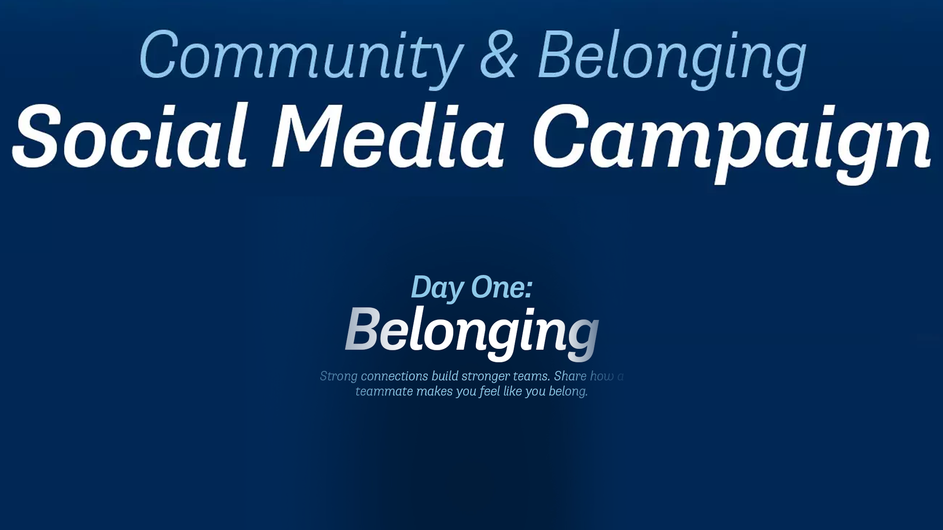 NCAA Community & Belonging Day 1