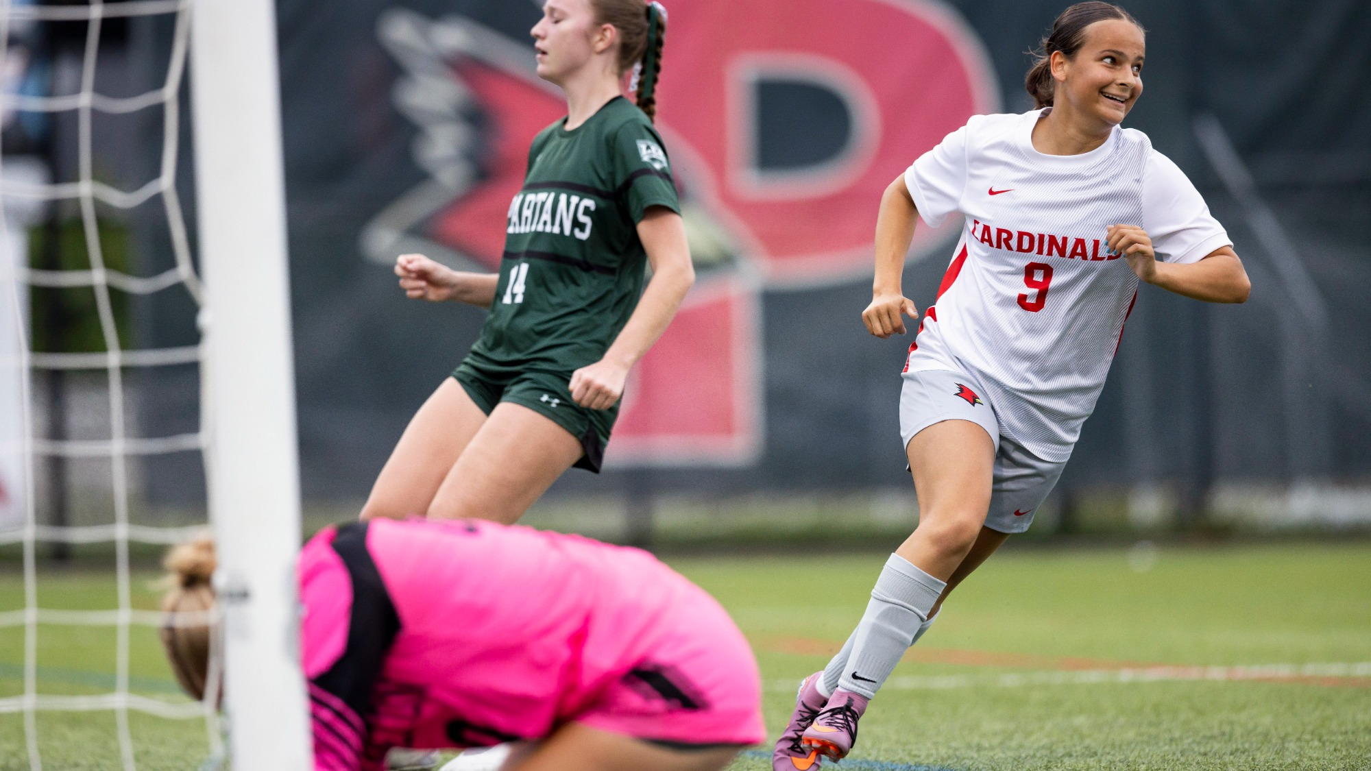 Alana DeLaCruz celebrating 