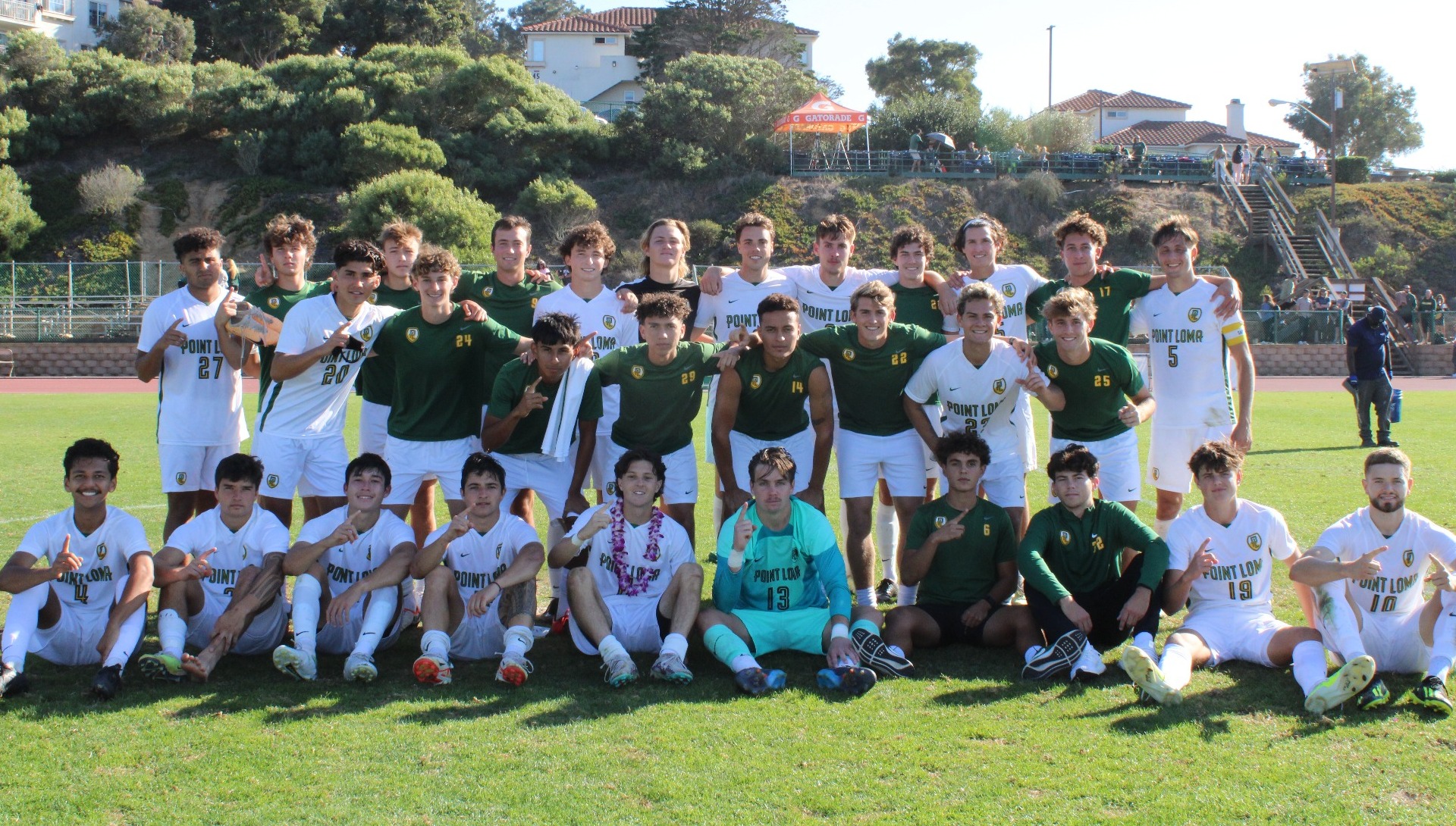 MEN'S SOCCER CLINCHES FIRSTEVER PACWEST TITLE PLNU Athletics
