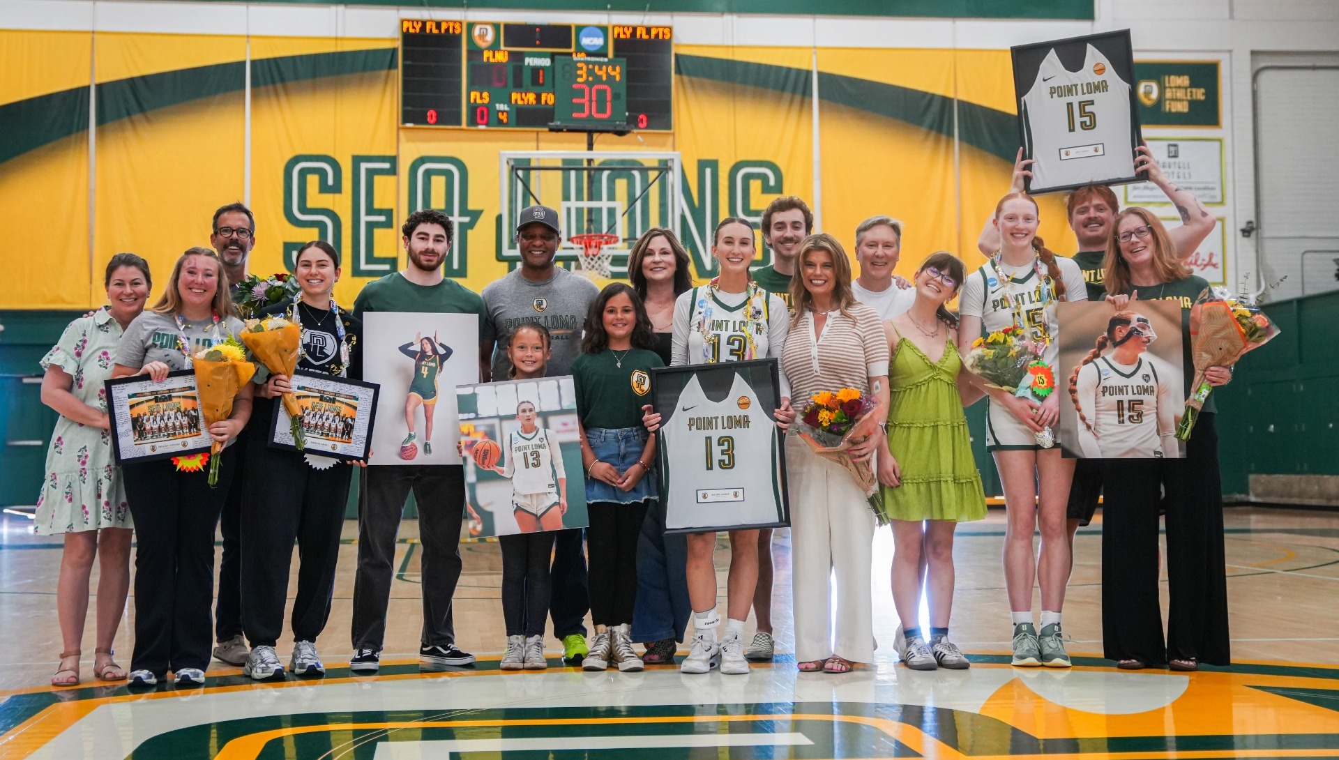 PLNU Women's Basketball Senior Day