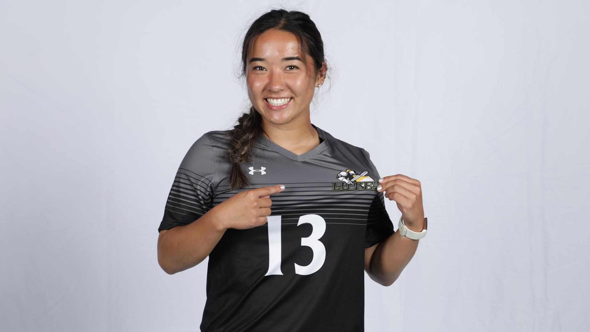 Lute Salute Emily Sugimoto Pacific Lutheran University Athletics