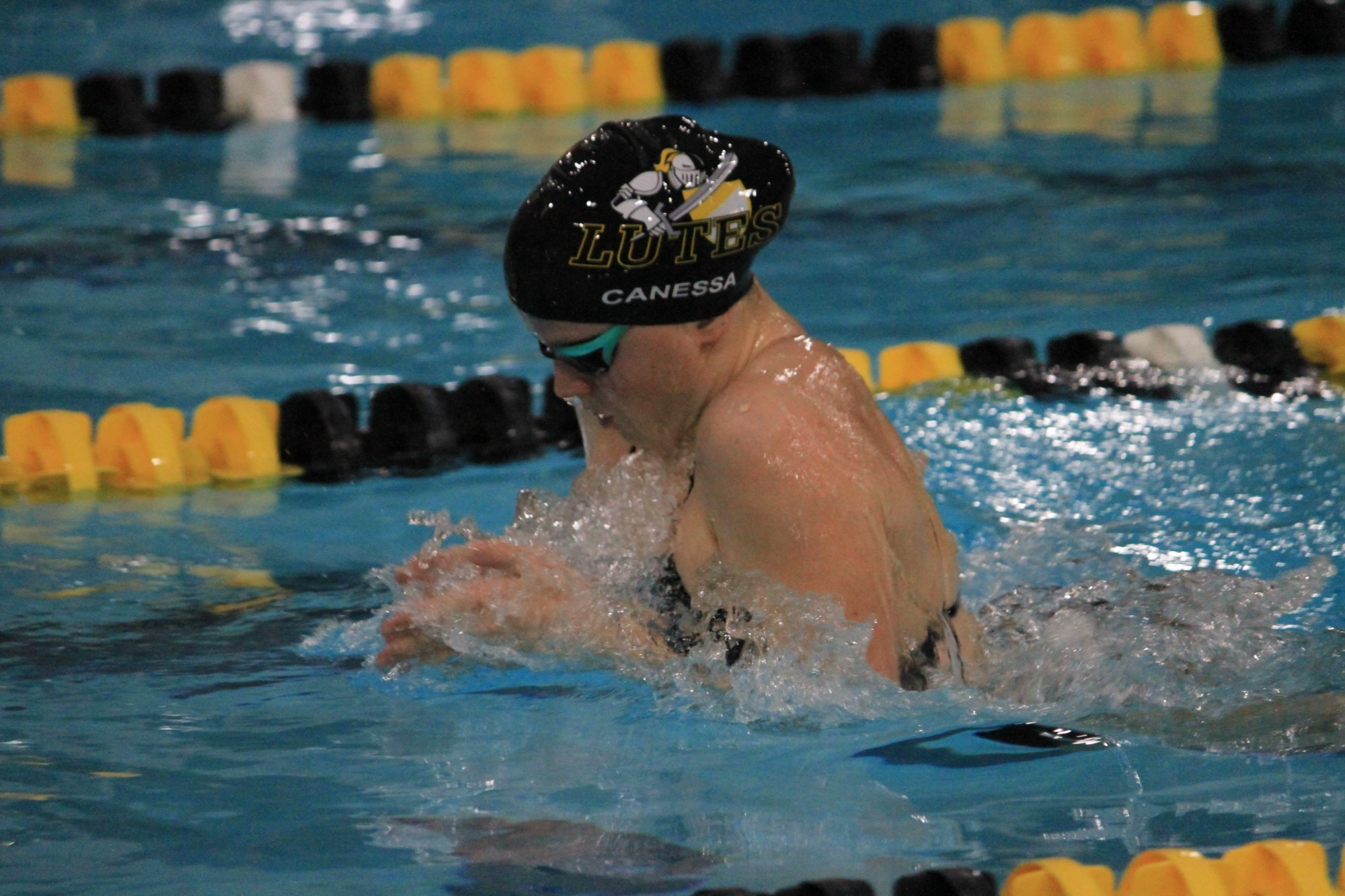 Harper Canessa moves down the lane.