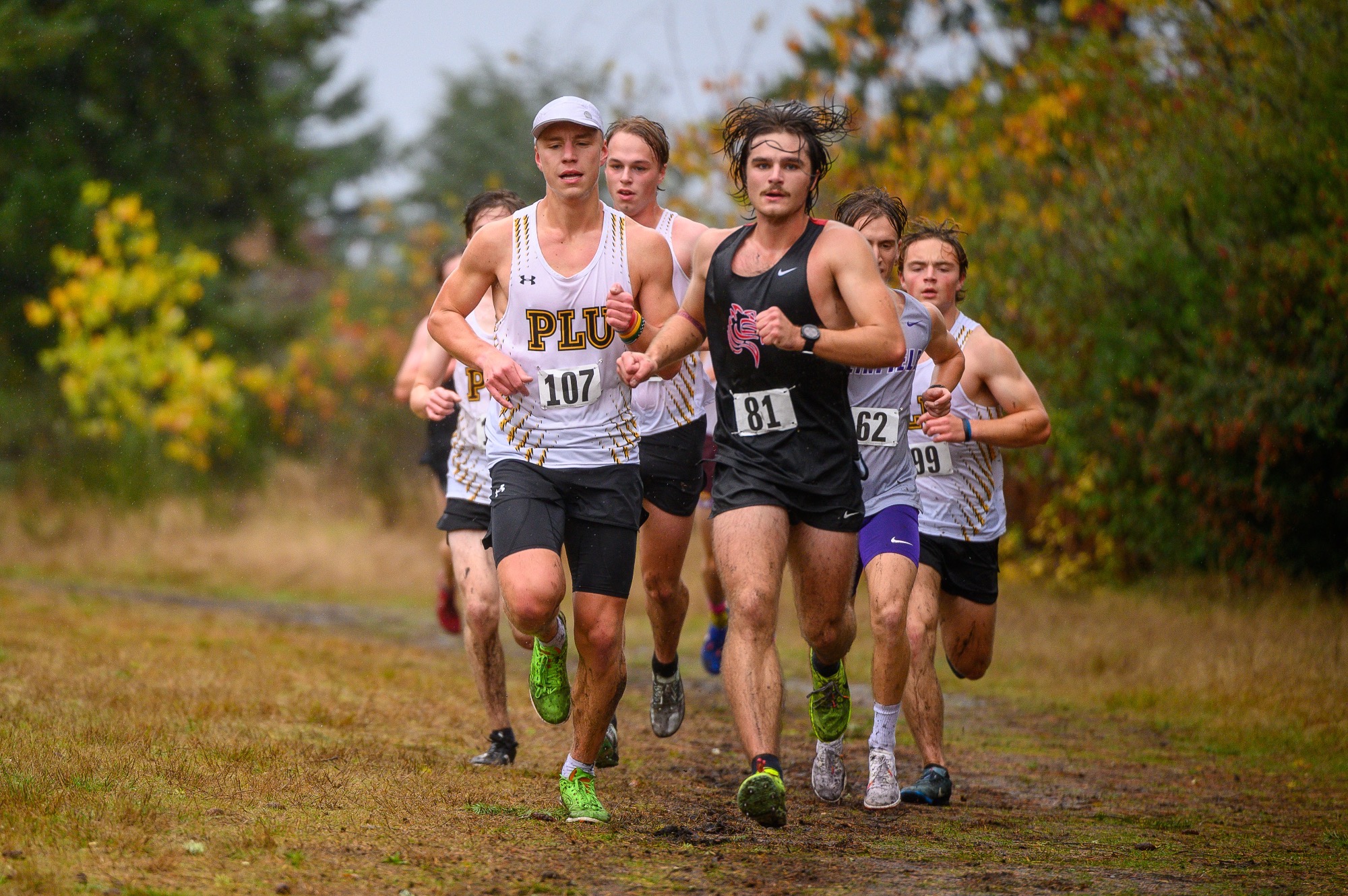 Pacific Lutheran University hosts the Cross Country Northwest Conference Championships, Saturday, Nov. 1, 2025, at the PLU Meadows Course. (PLU Photo / Joshua Kyles)