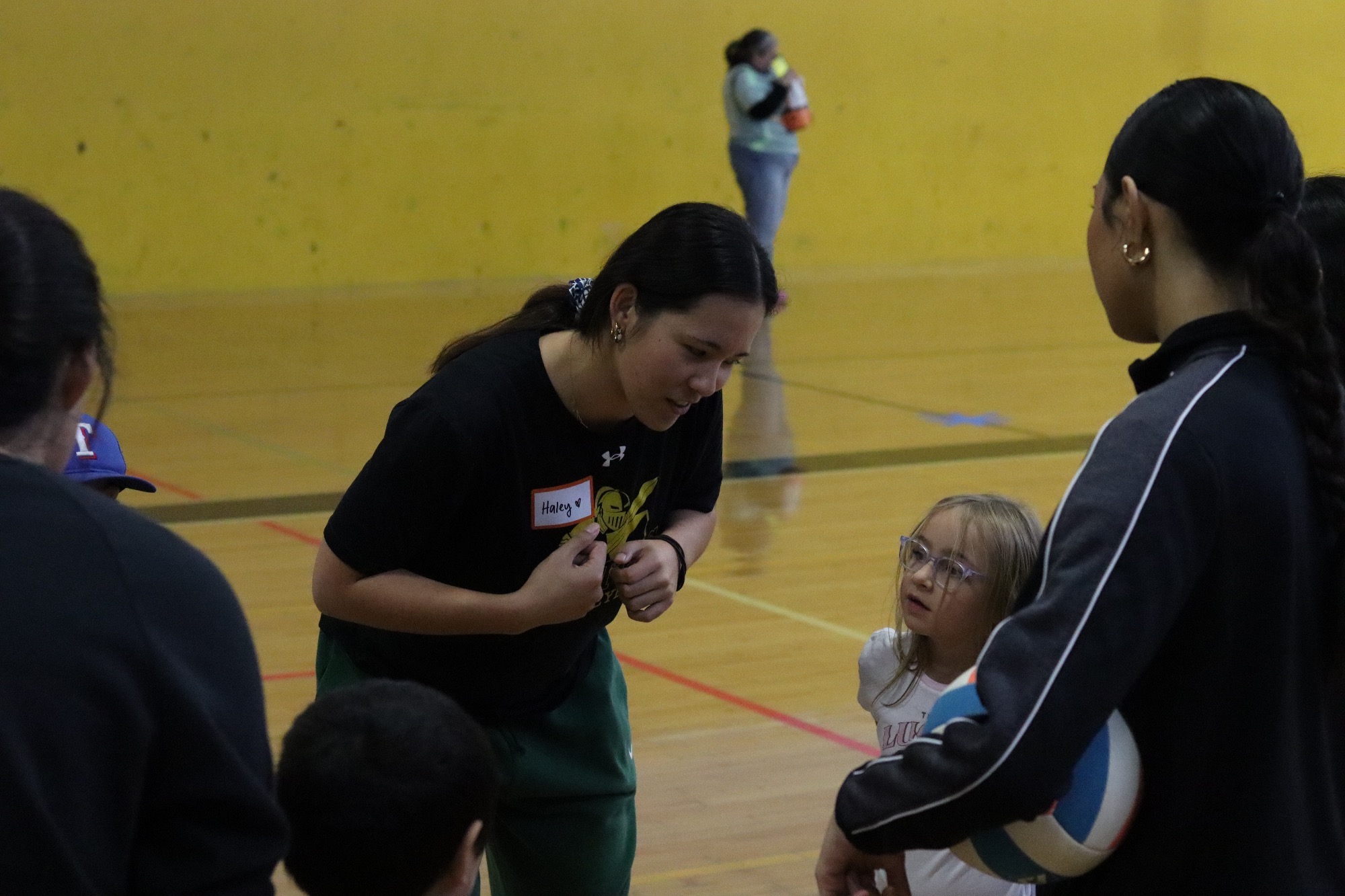 Haley at the 2025 PLU Fall Youth Sports Clinic