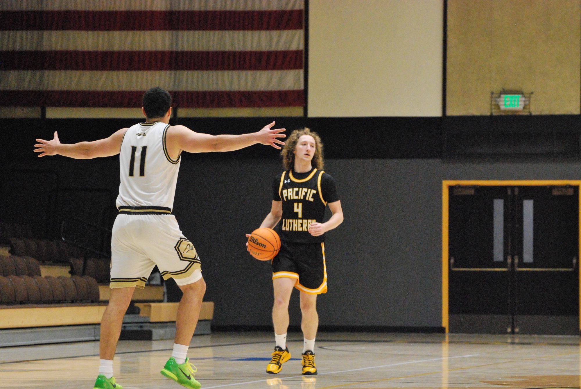 Caleb berry with the ball