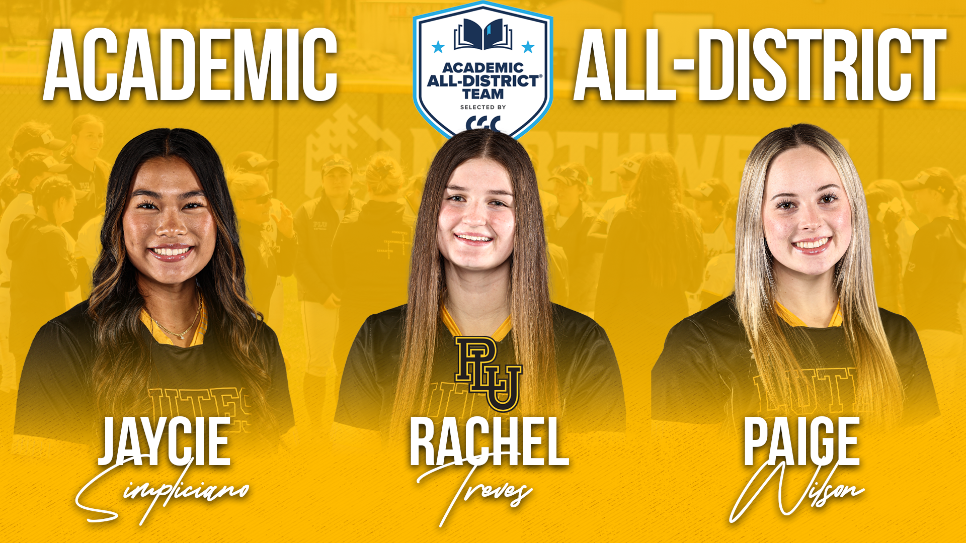 2025 Softball CSC Academic All-District