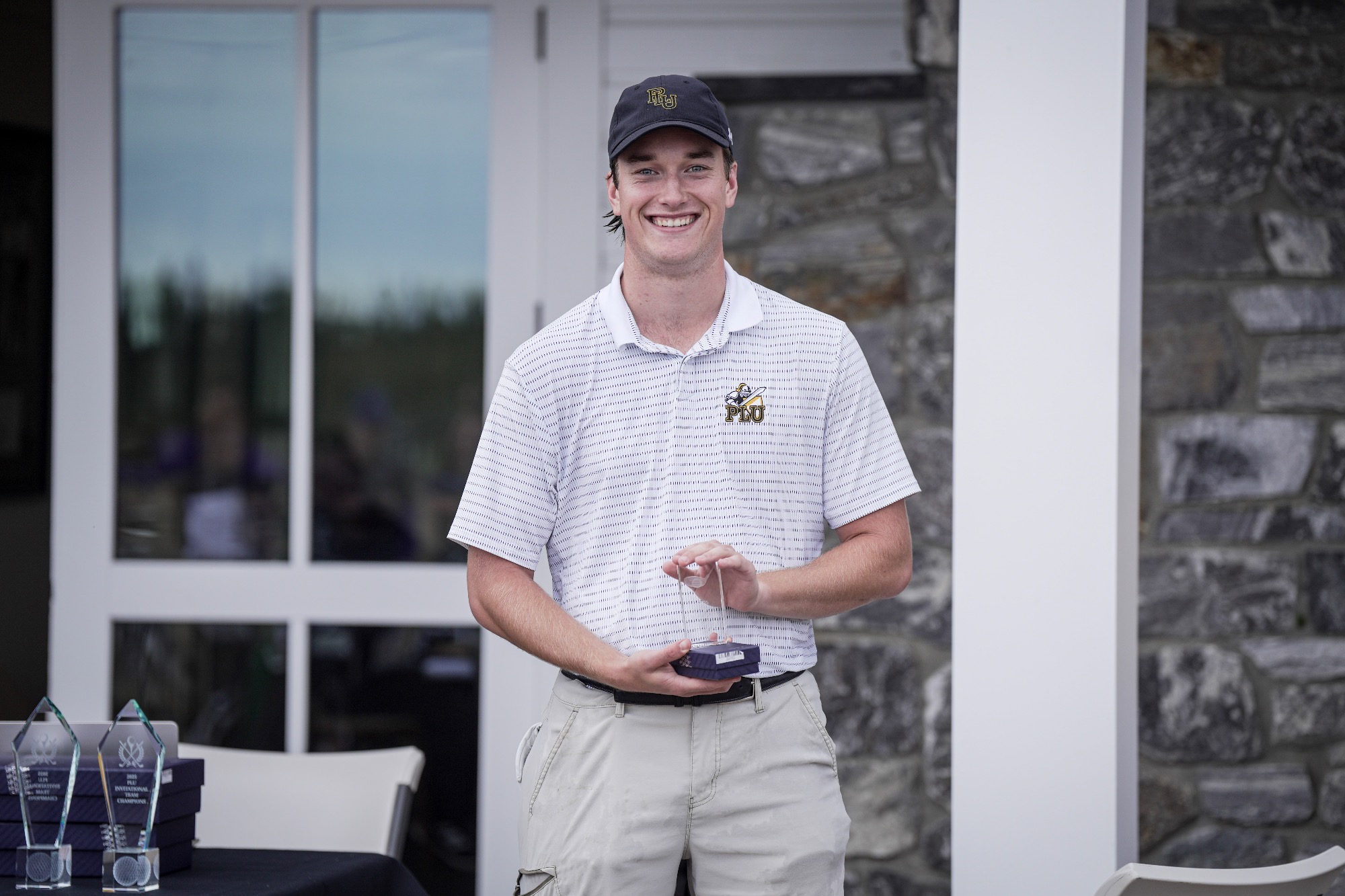 Soren Bostrom wins the PLU Invitational at the Home Course on Sept. 30
