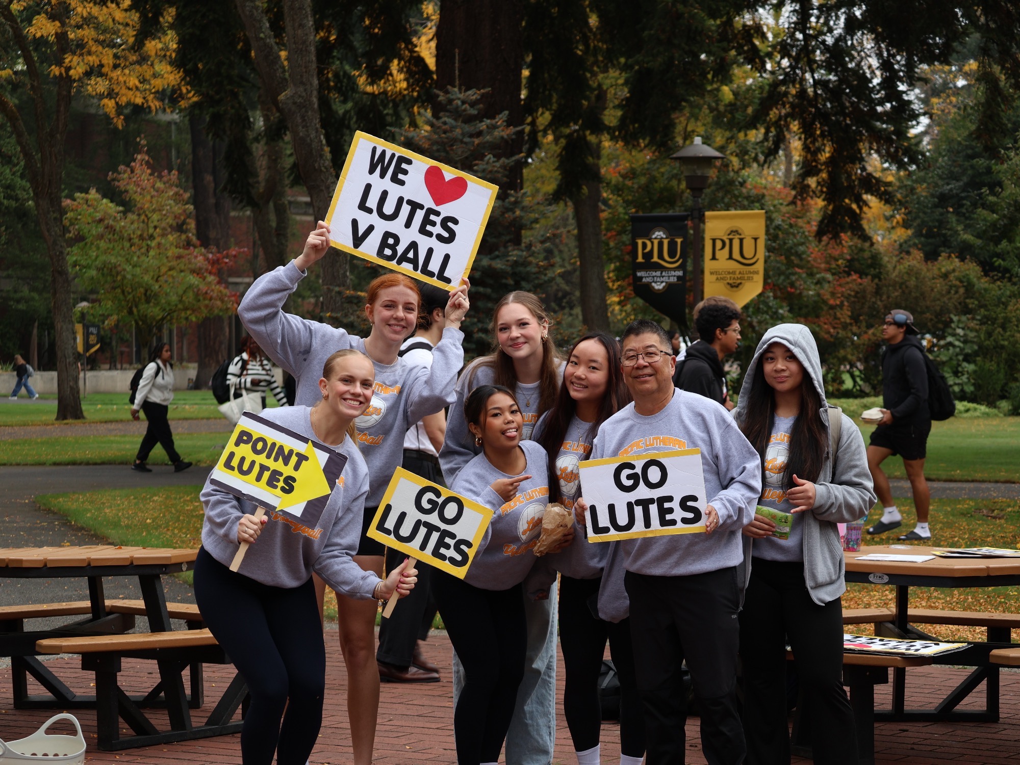 Volleyball Team at 2026 Homecoming Pep Rally