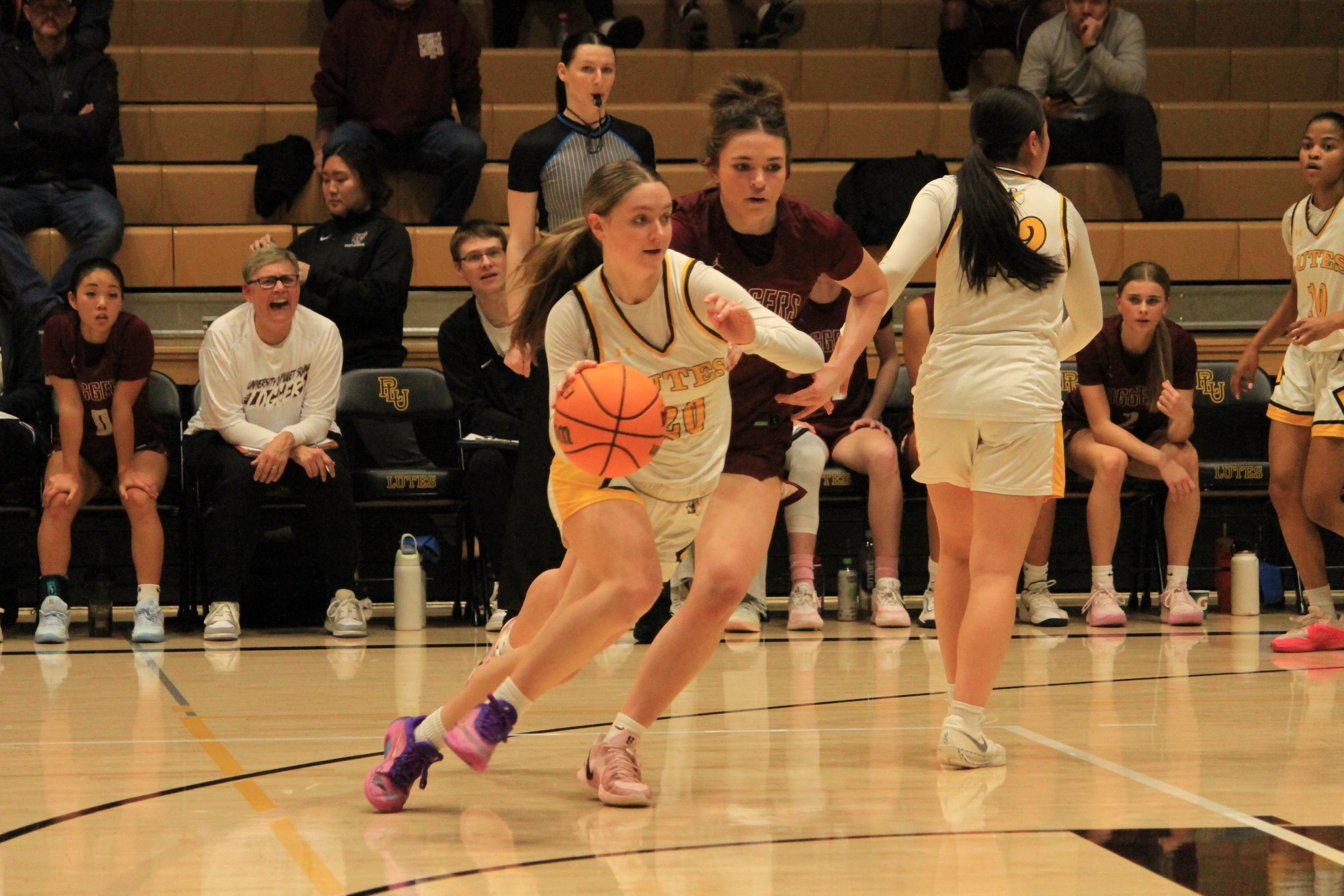 Sydney Reisner vs UPS in January inside Olson Gymnasium