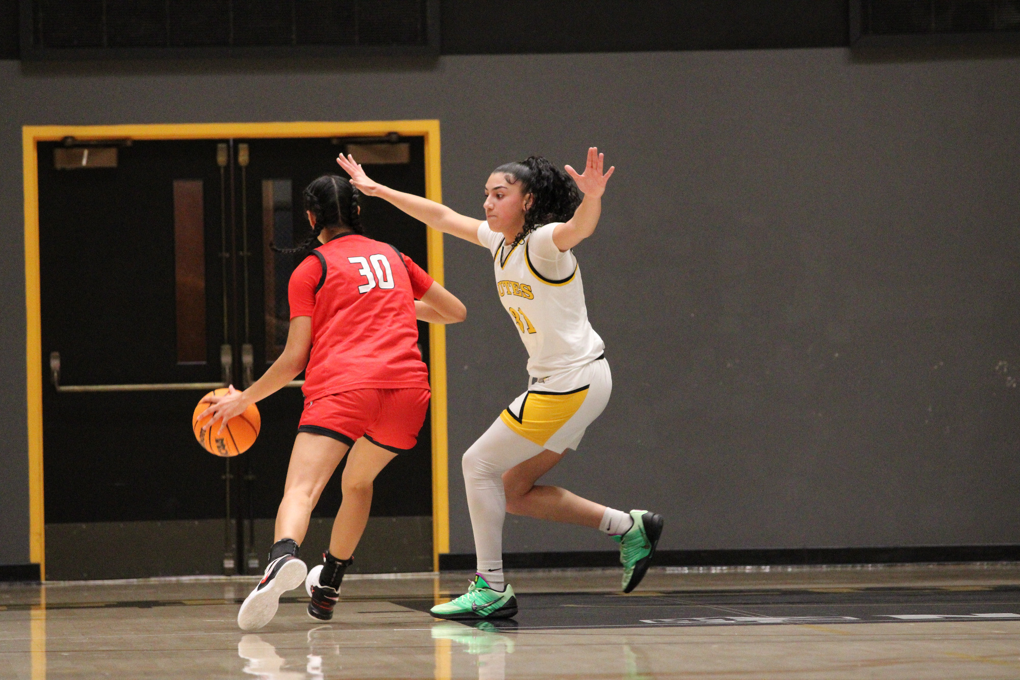 G Ramadan on defense vs Pacific