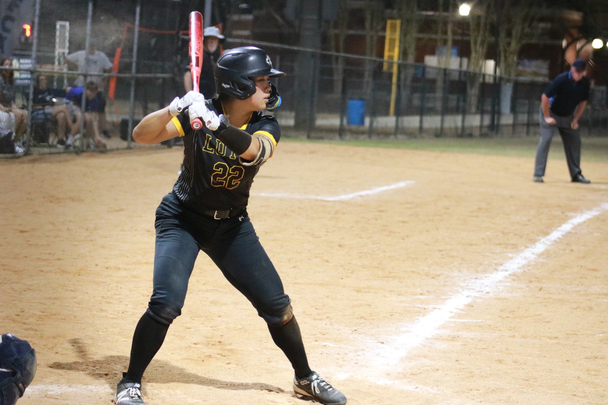 Kamalani Doctor at the plate at NFCA Classic