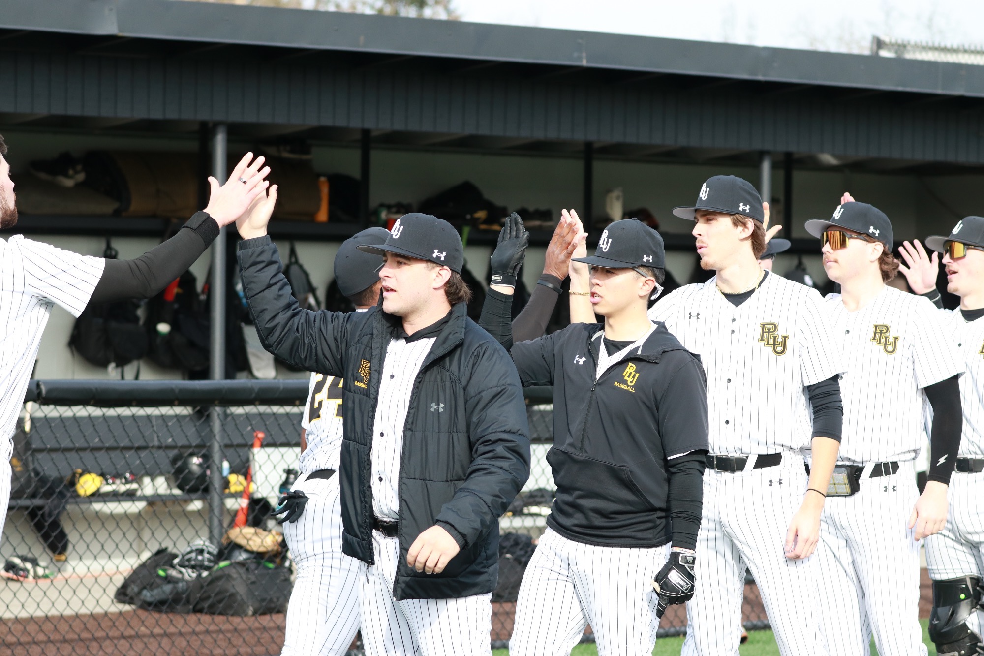 team handshake line postgame