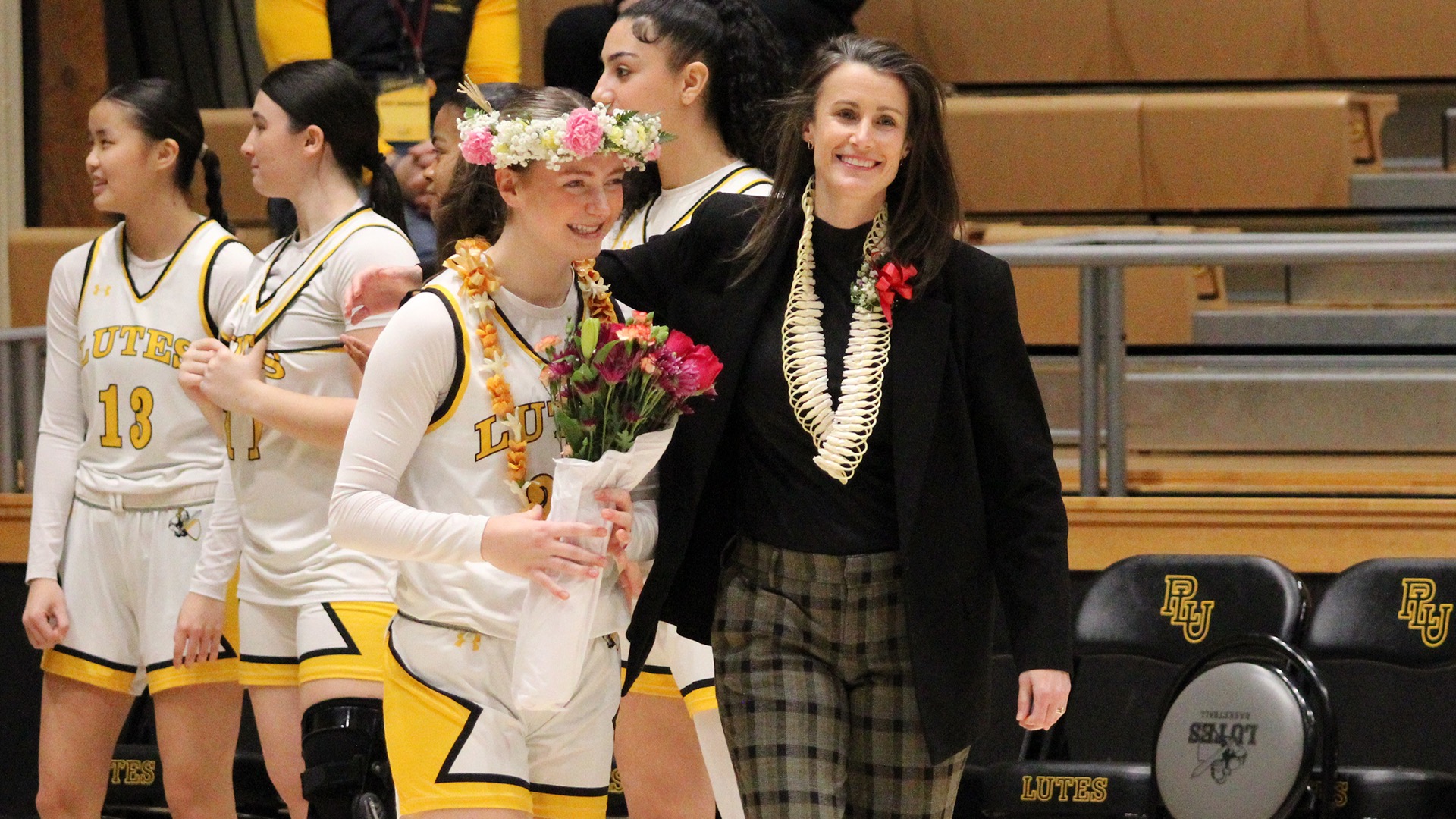 Aduddell and Reisner on Senior Day 2026